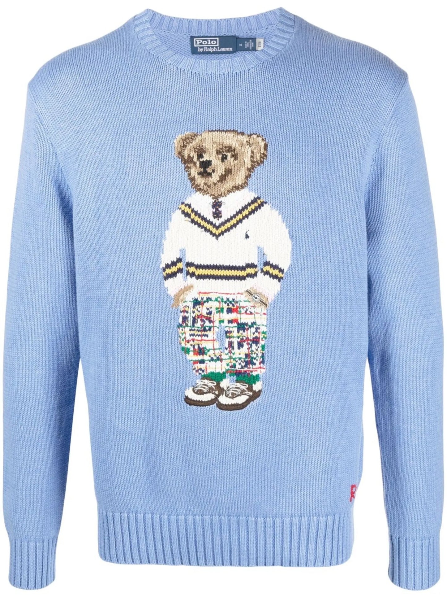Polo Bear intarsia jumper