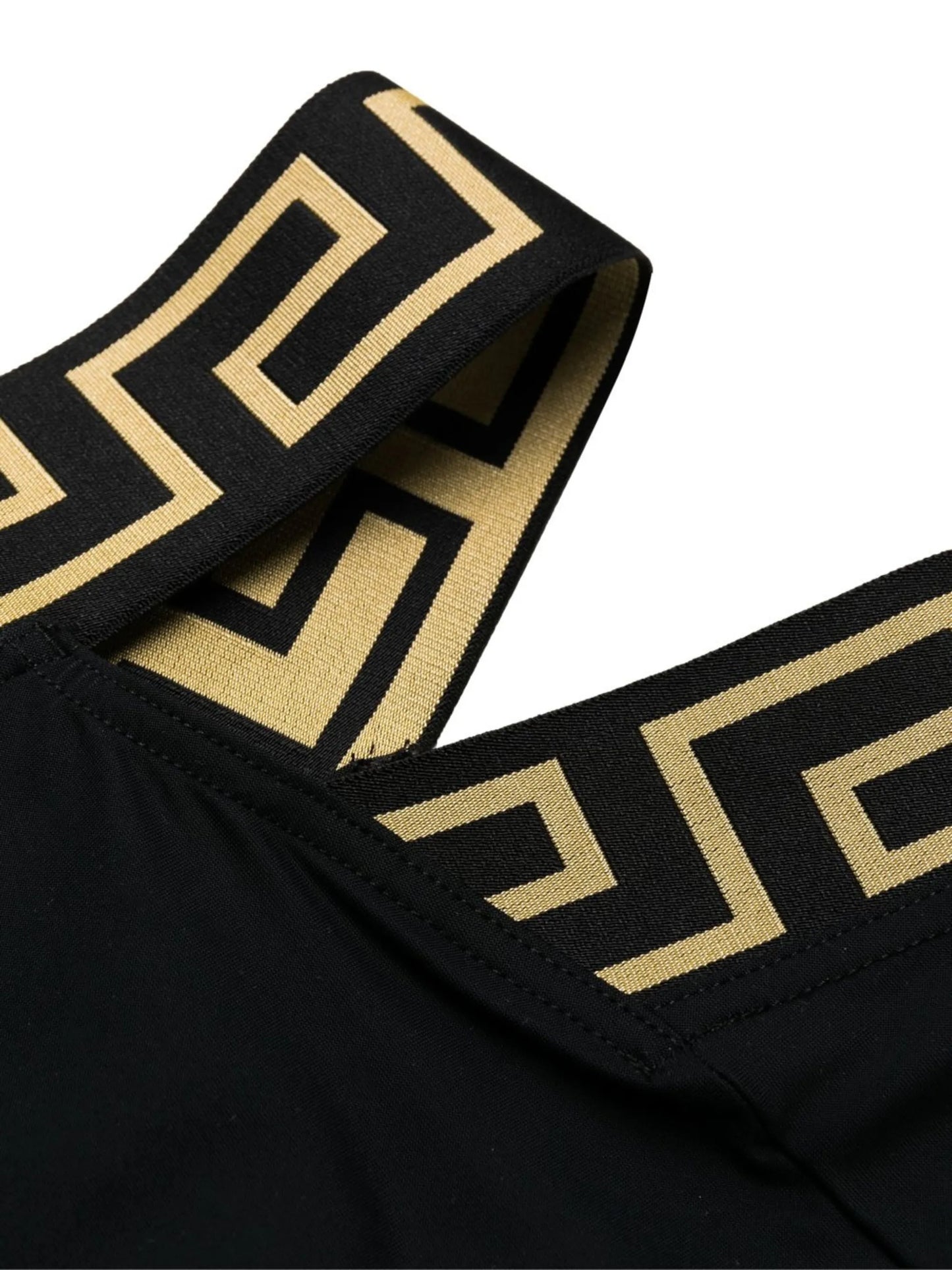 La Greca crossover waistband leggings