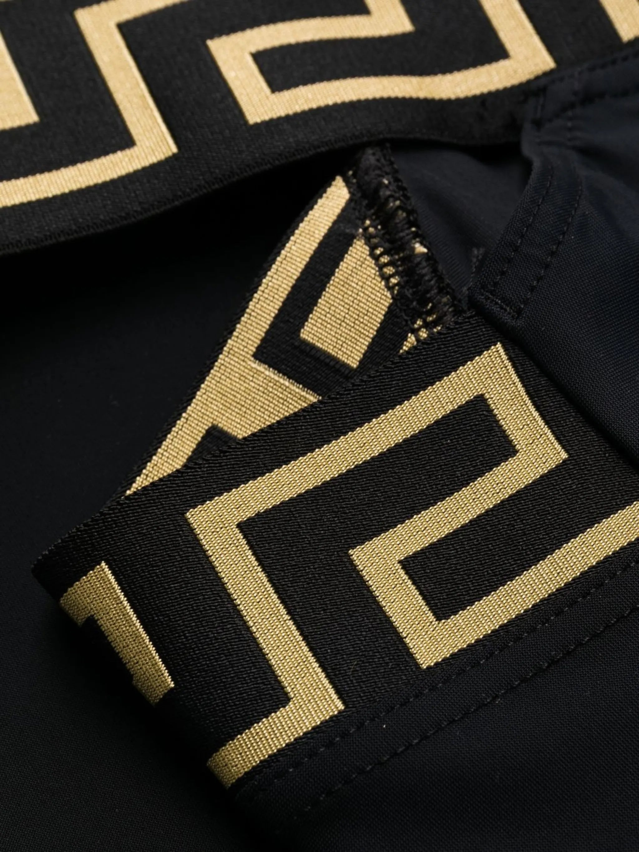 La Greca crossover waistband leggings