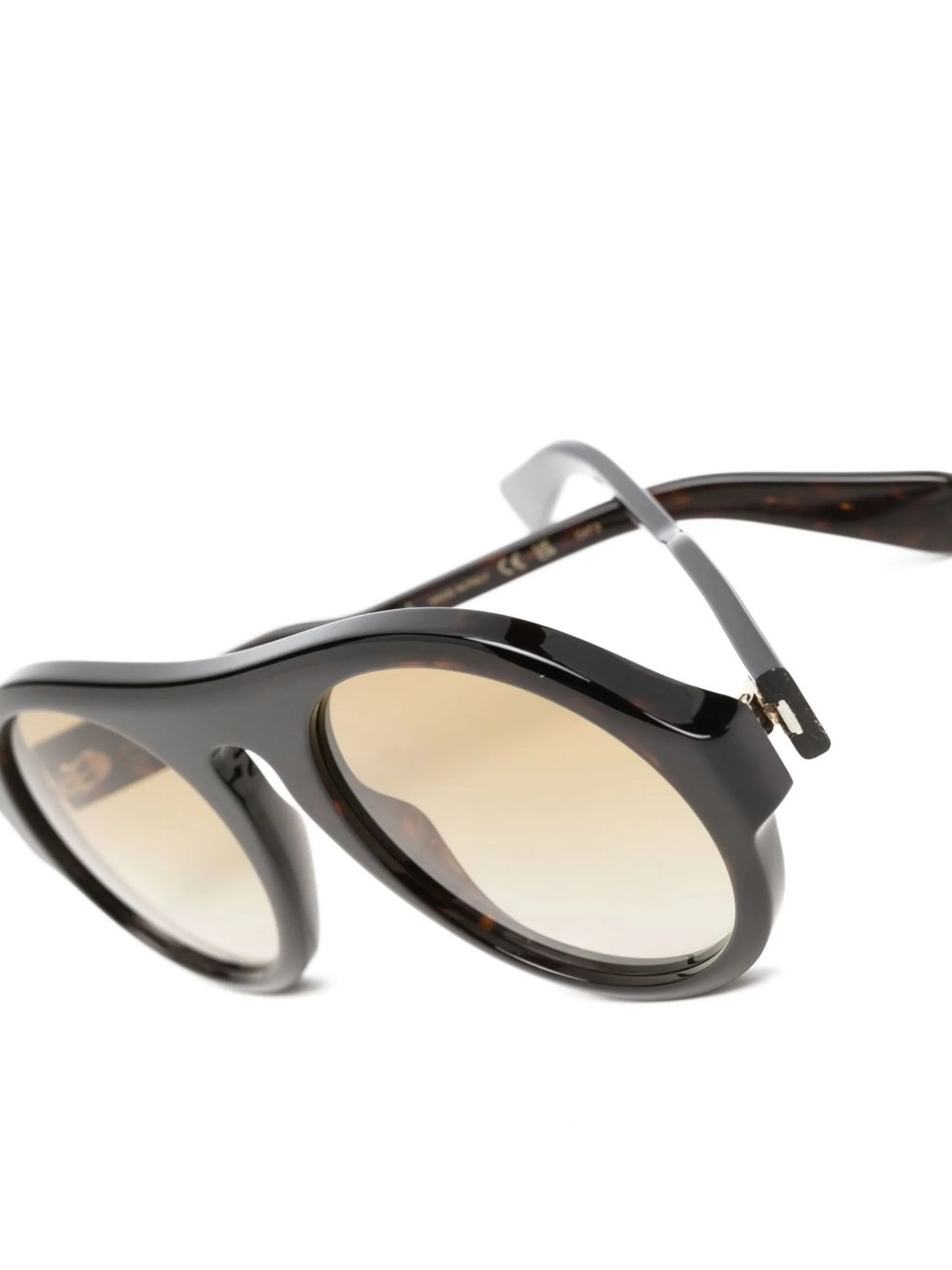 pilot-style logo-embellished sunglasses