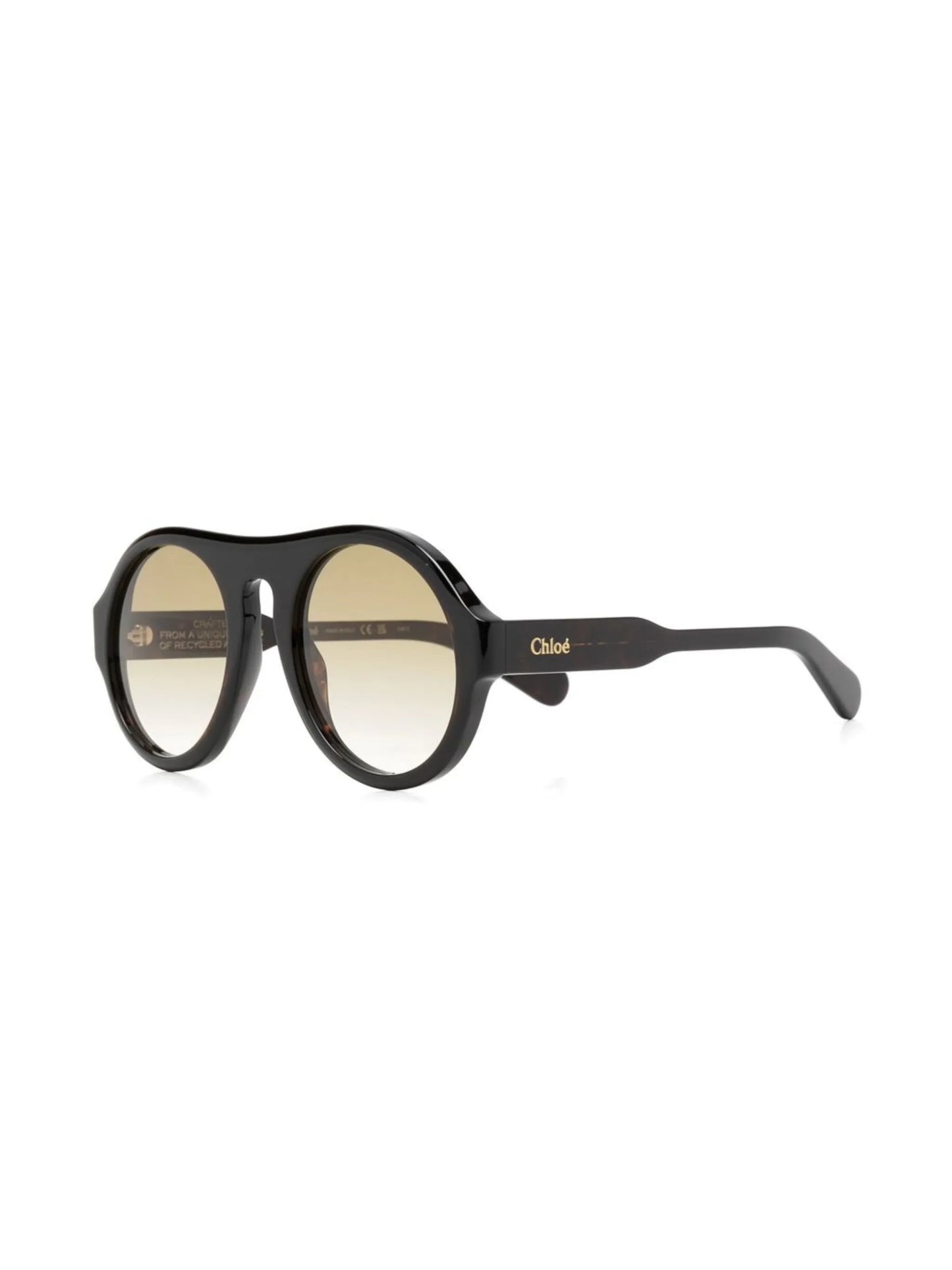 pilot-style logo-embellished sunglasses