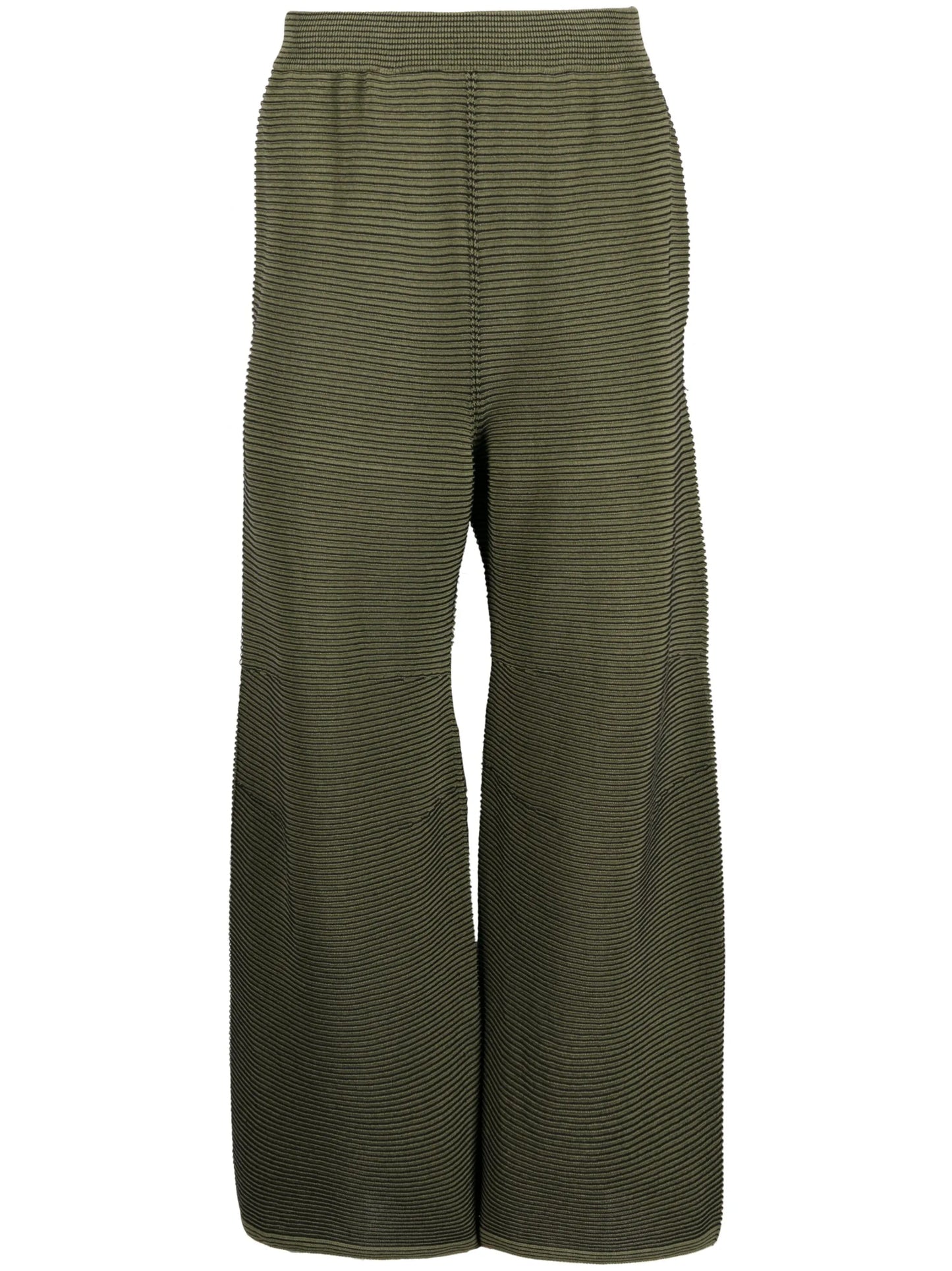 Japanese Paper ribbed-knit trousers