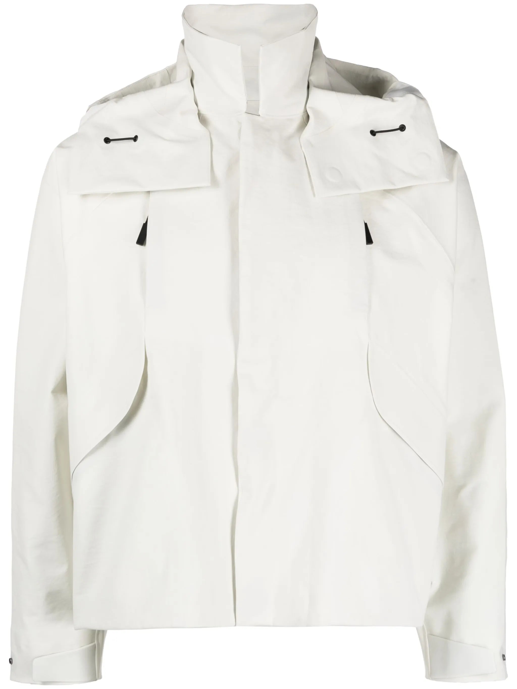 water-repellent detachable-hood jacket