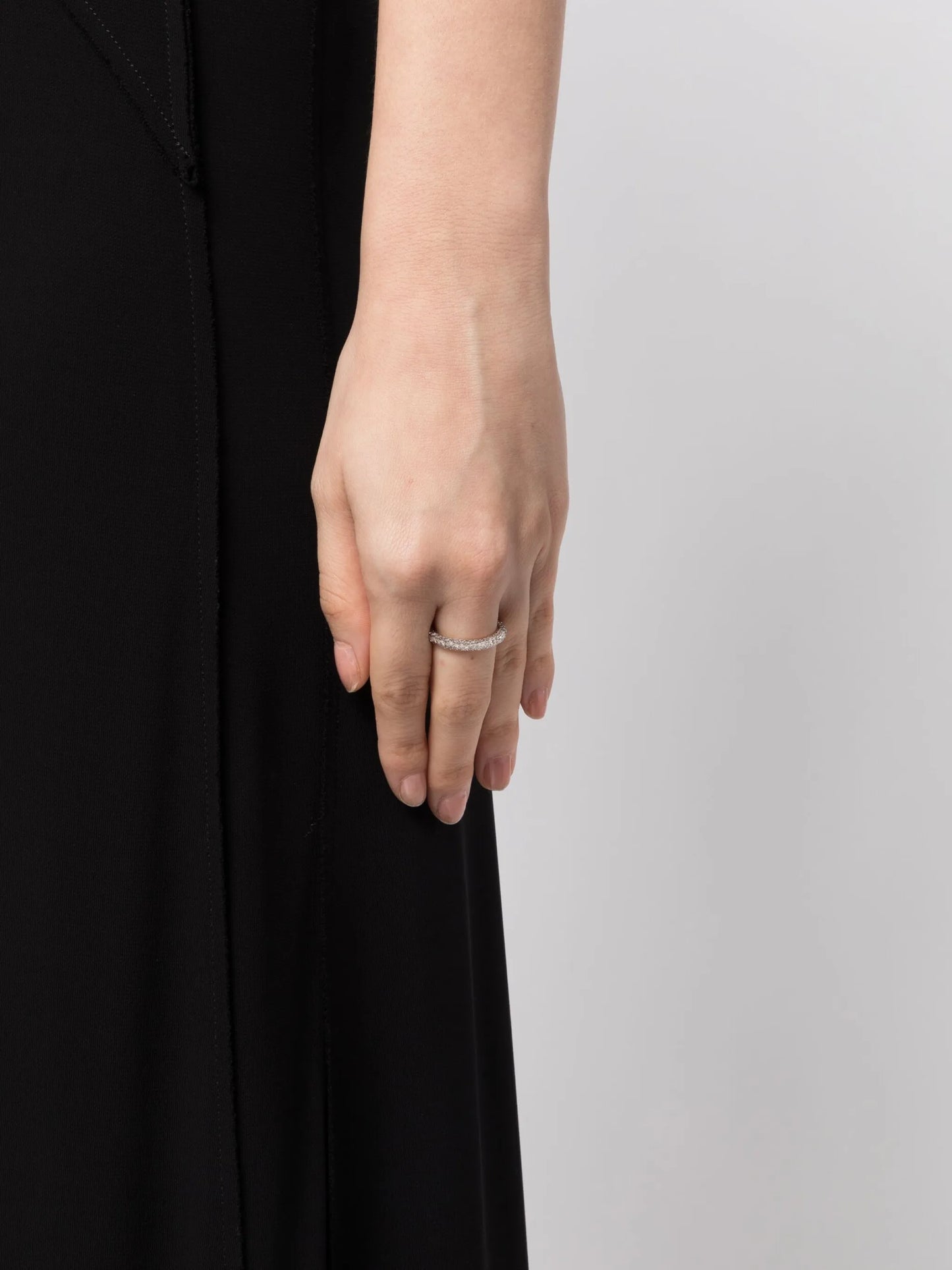 14kt yellow gold diamond eternity ring
