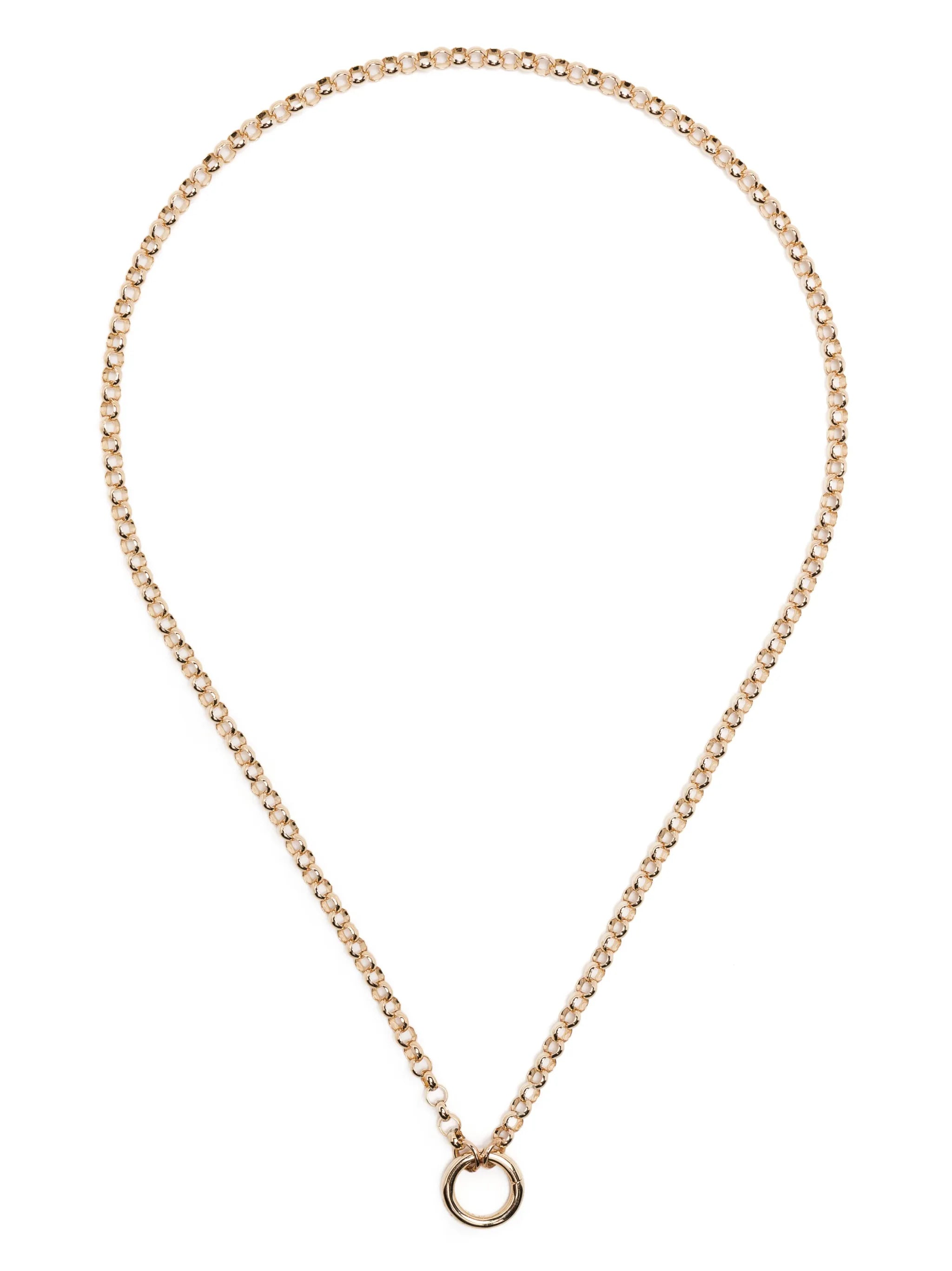 9kt yellow gold Heavy Belcher chain necklace