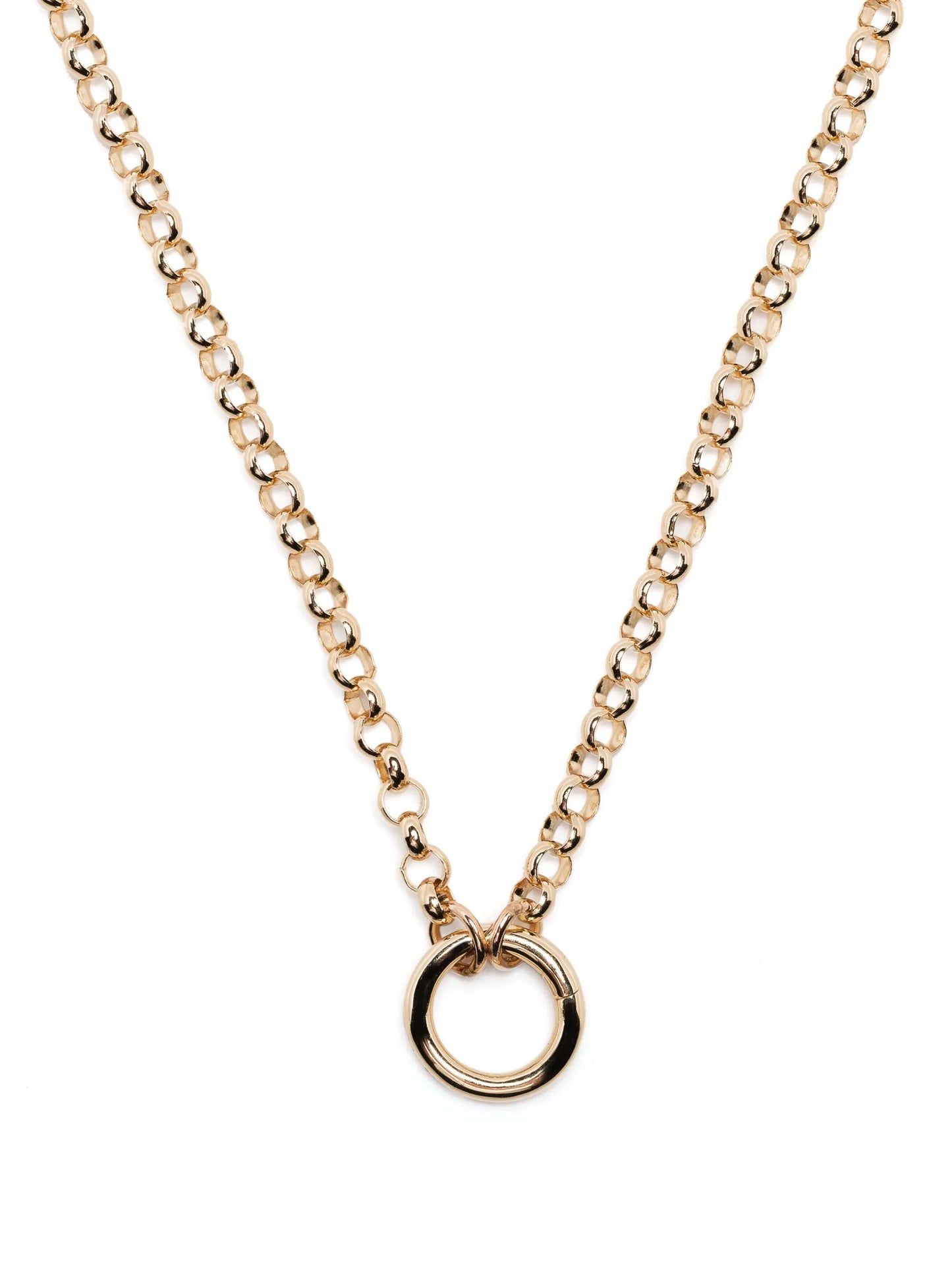 9kt yellow gold Heavy Belcher chain necklace