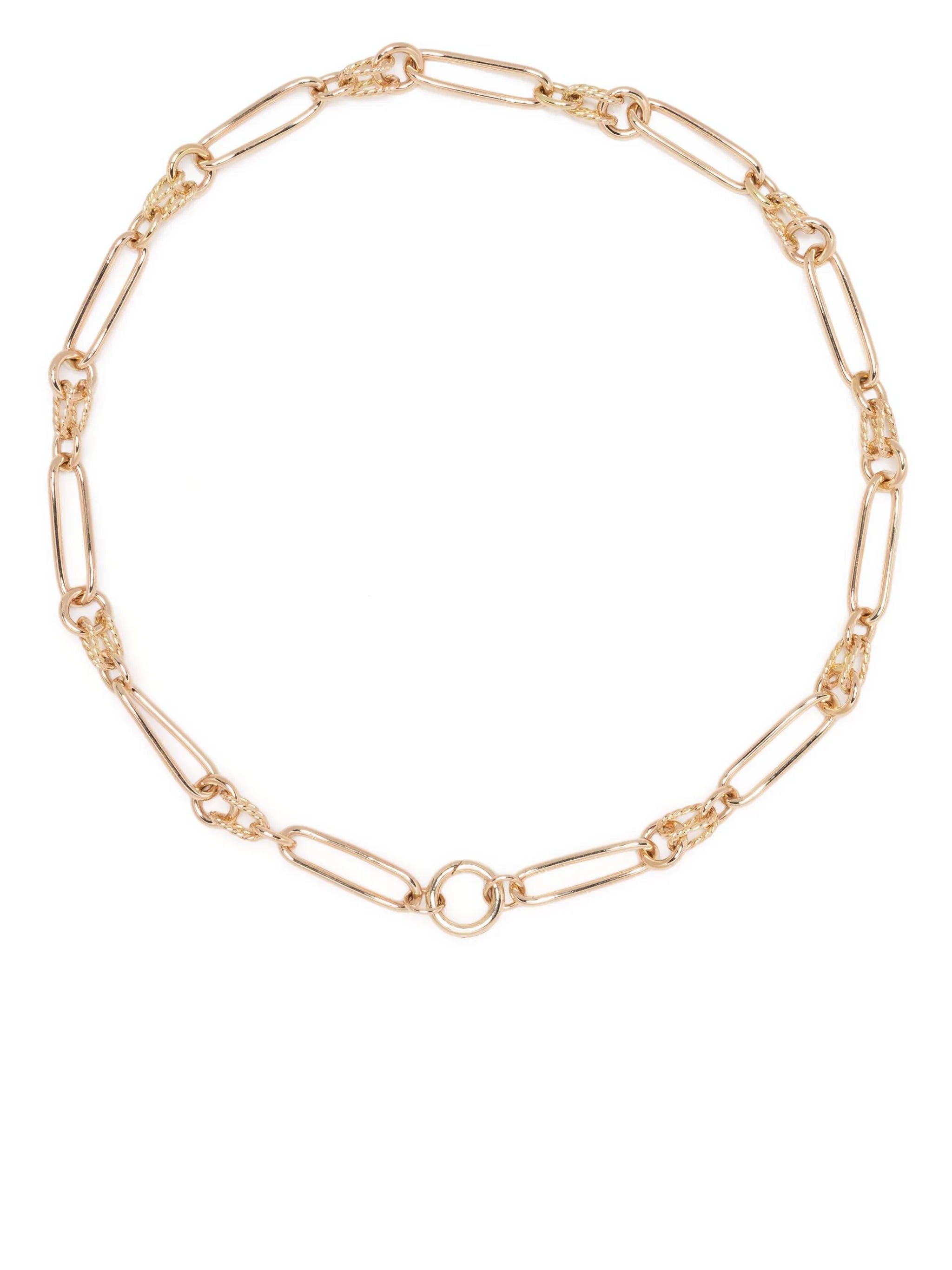14kt yellow gold Twisted Link necklace