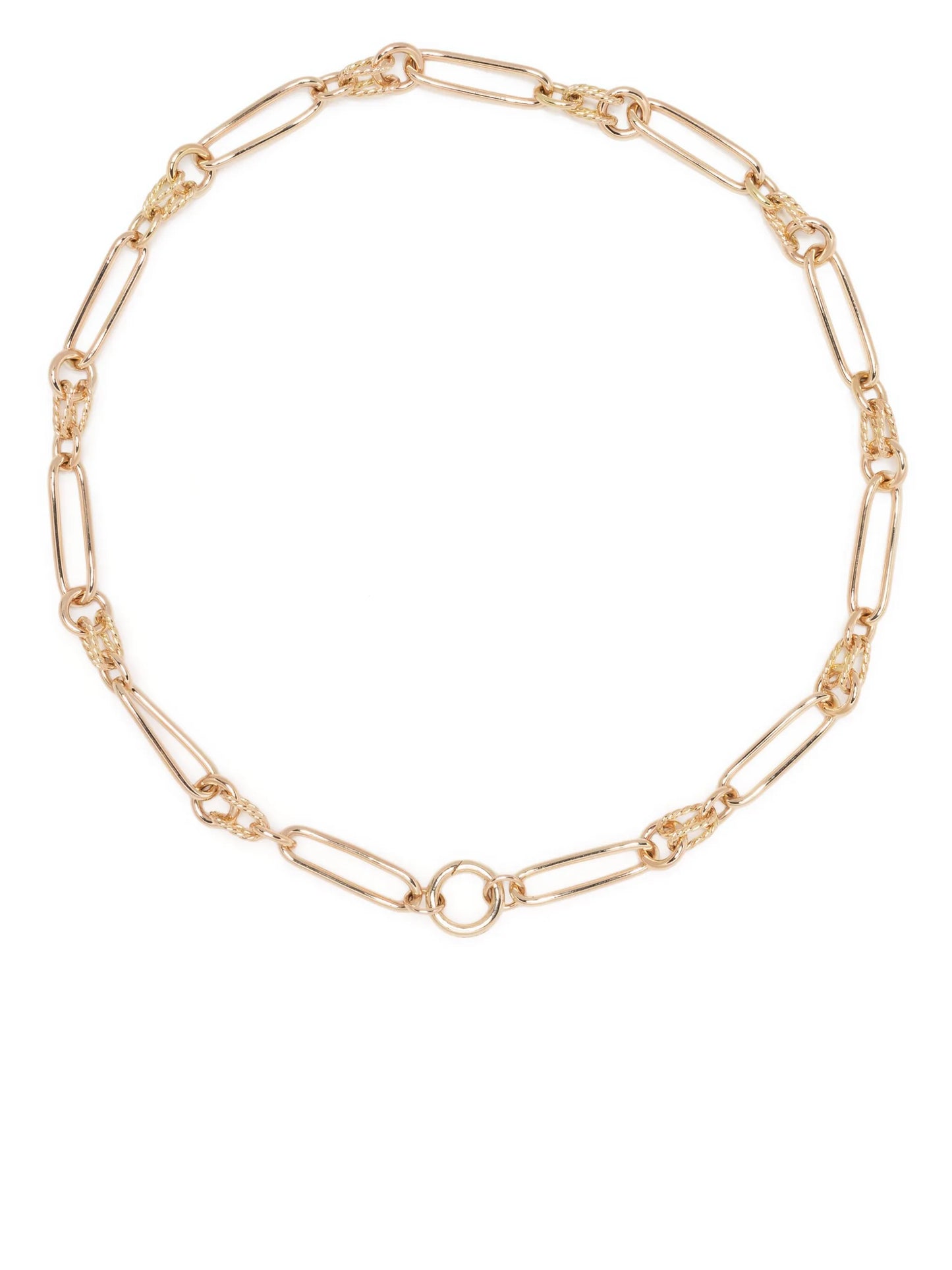 14kt yellow gold Twisted Link necklace