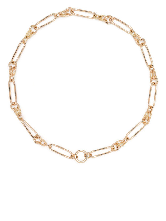 14kt yellow gold Twisted Link necklace