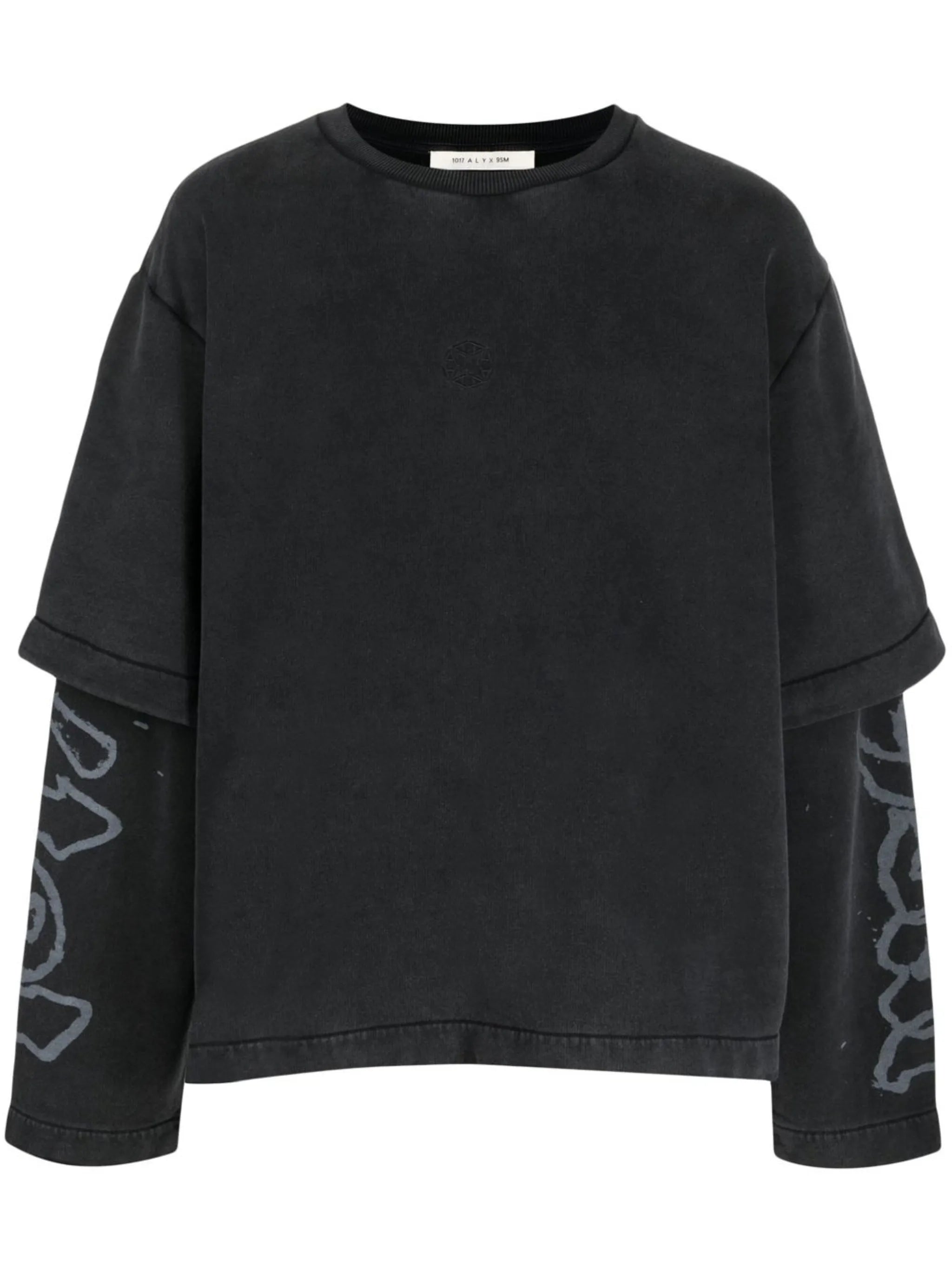 graphic-print sweatshirt