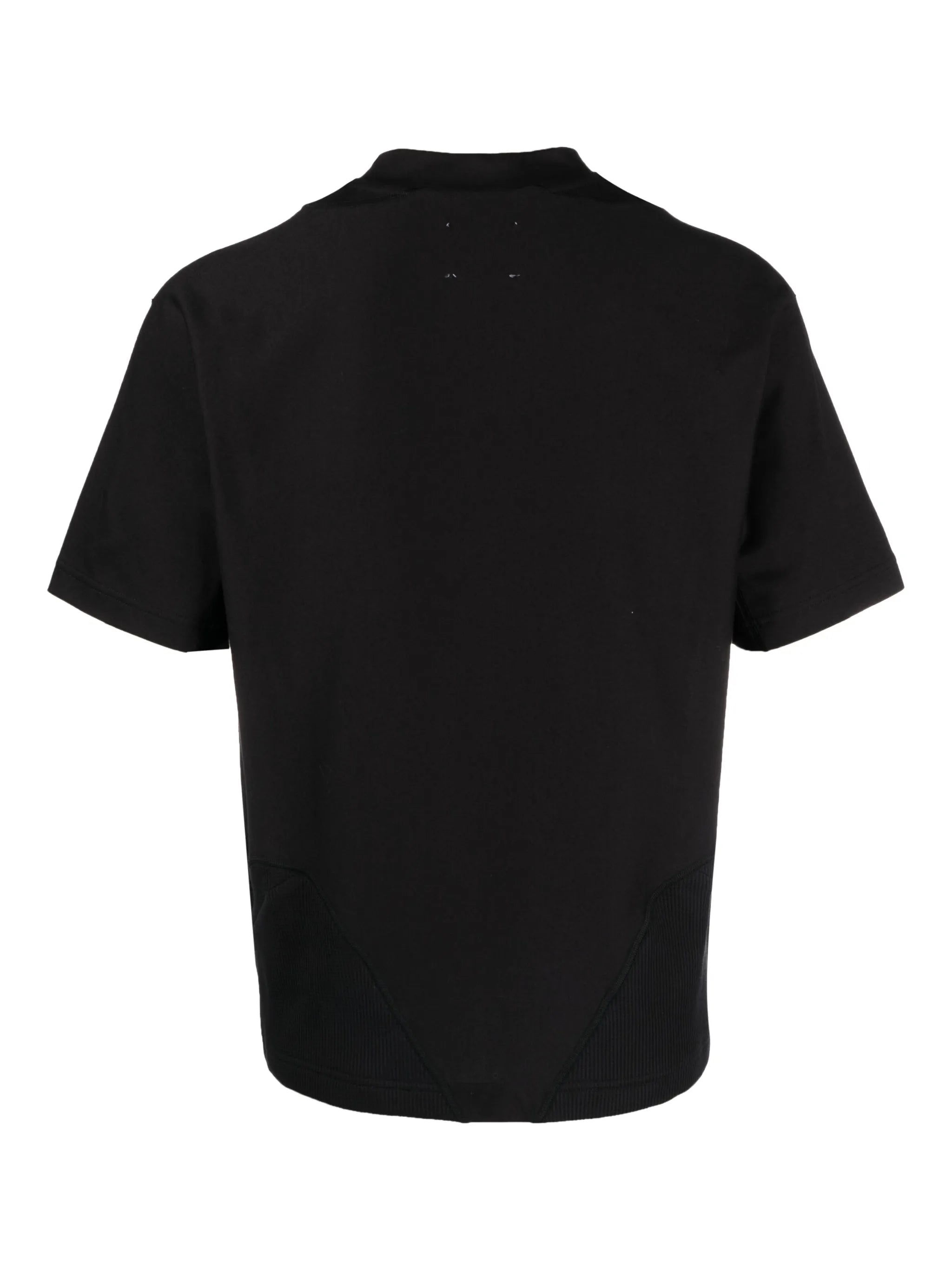 panelled short-sleeve T-shirt
