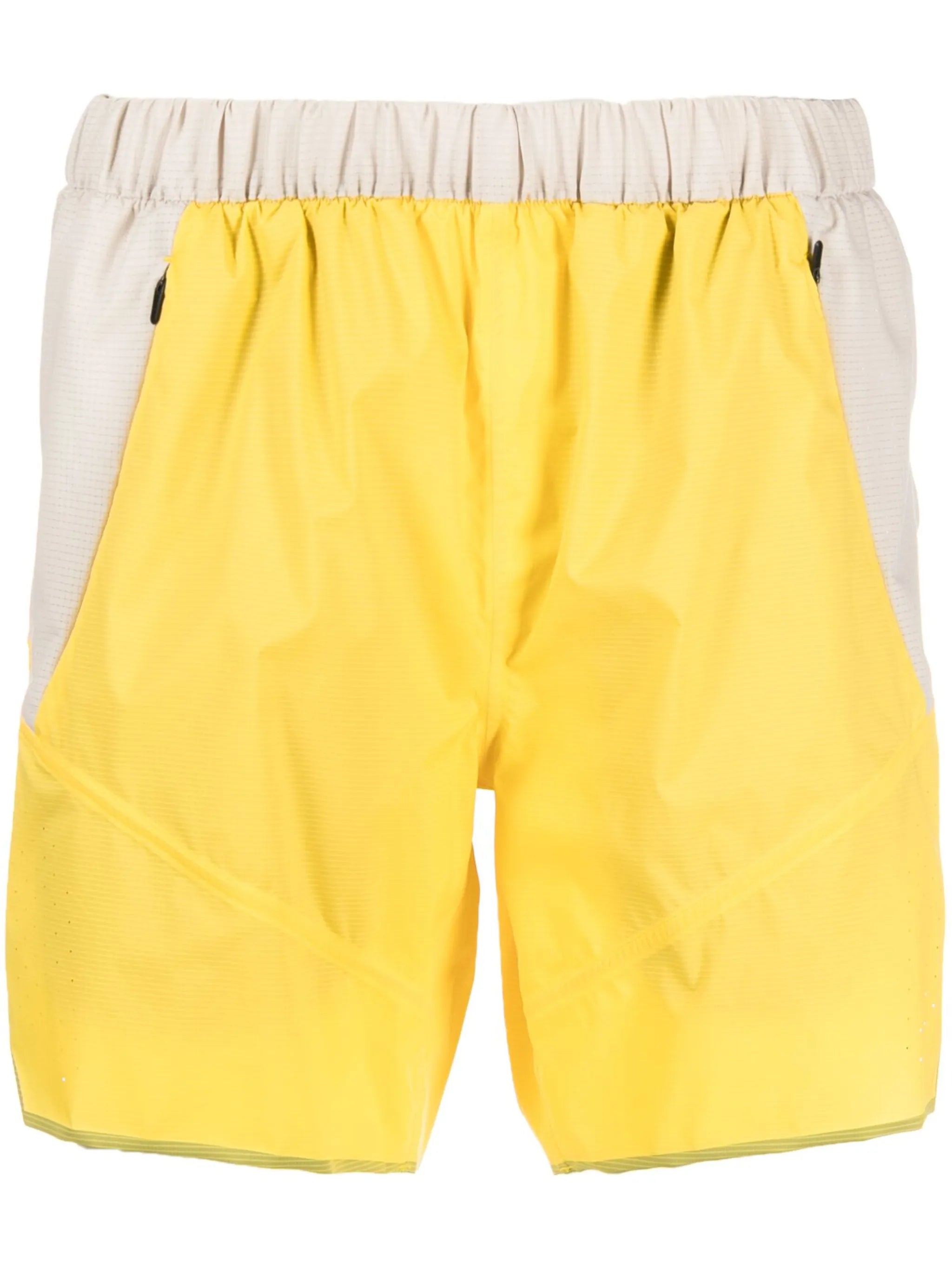 breathable elasticated-waist shorts
