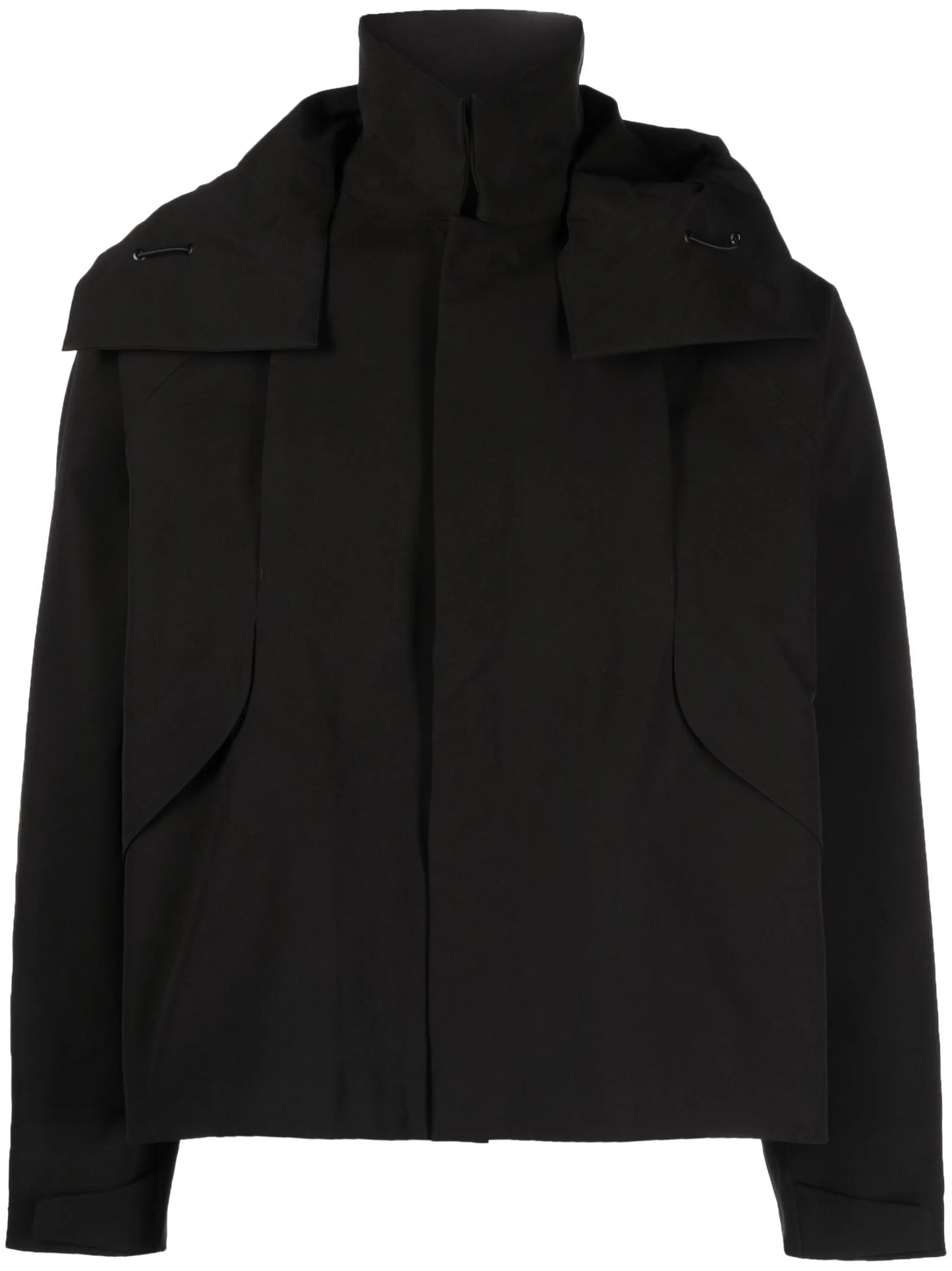 water-repellent detachable-hood jacket