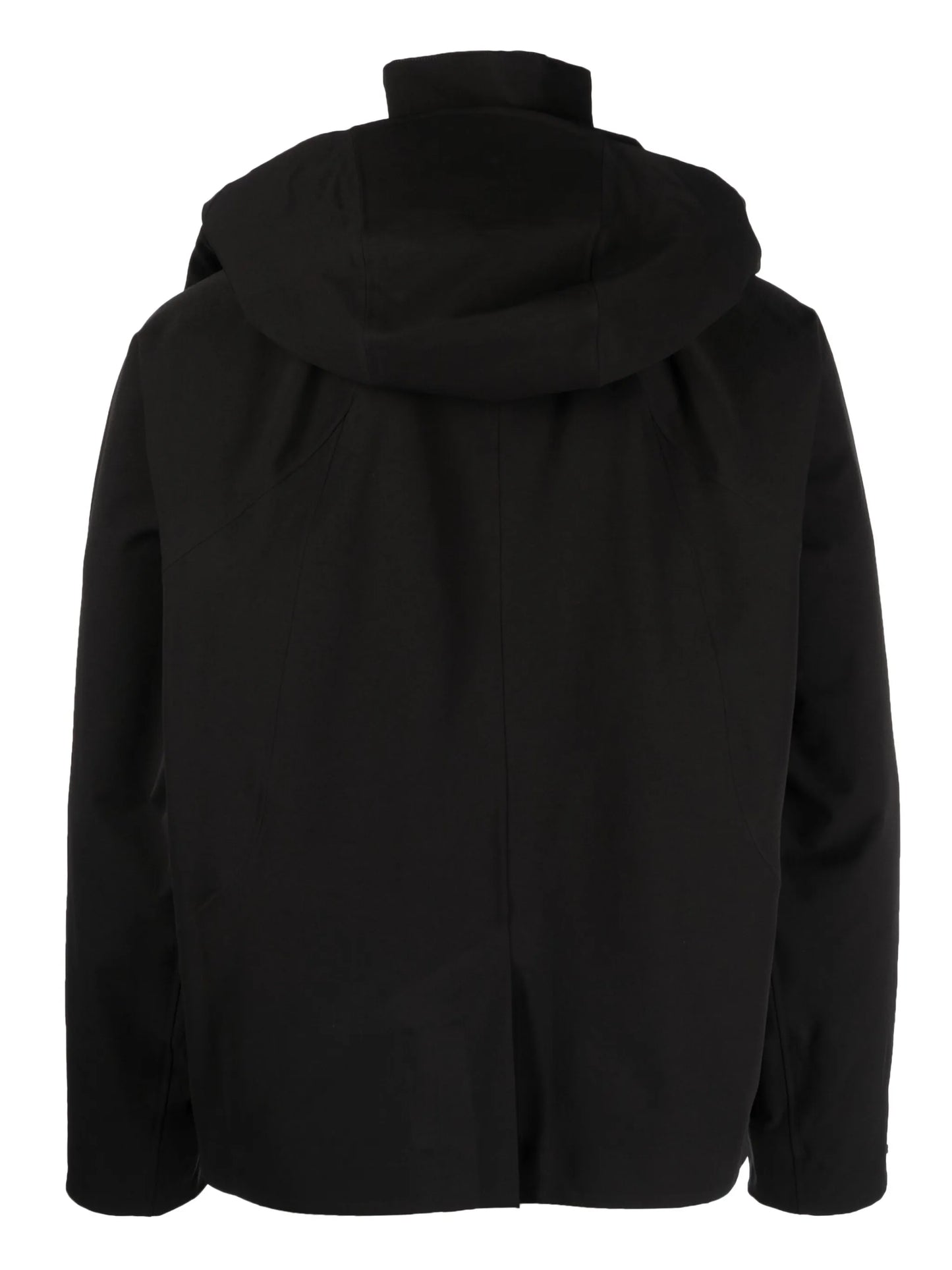 water-repellent detachable-hood jacket