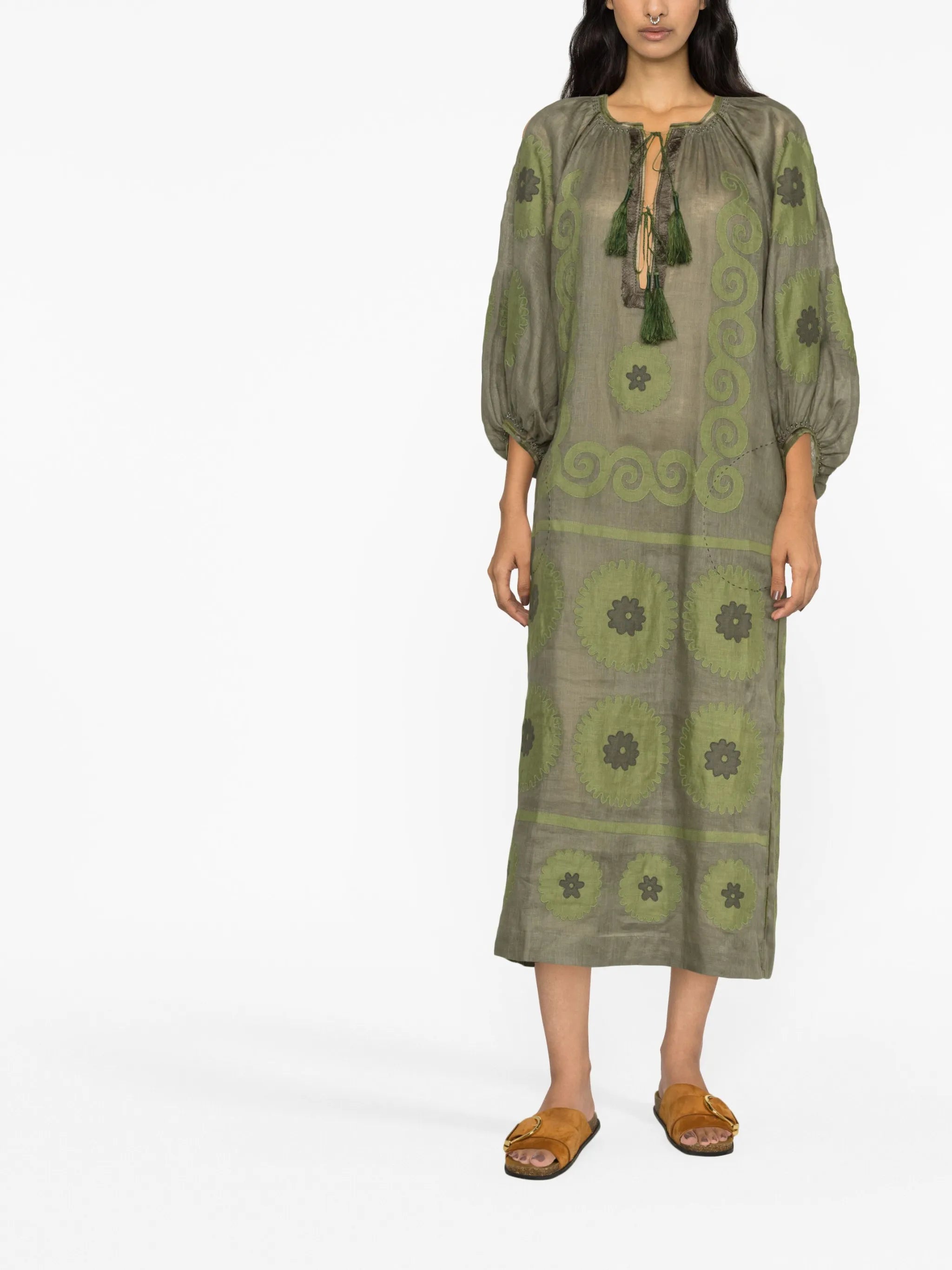 Siam mid-length dress