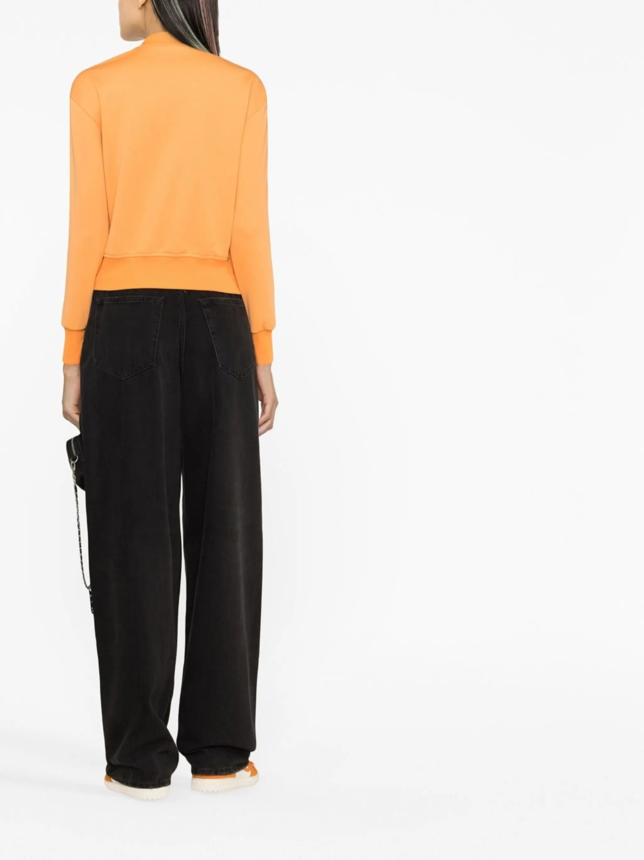 logo-print zip-up sweatshirt