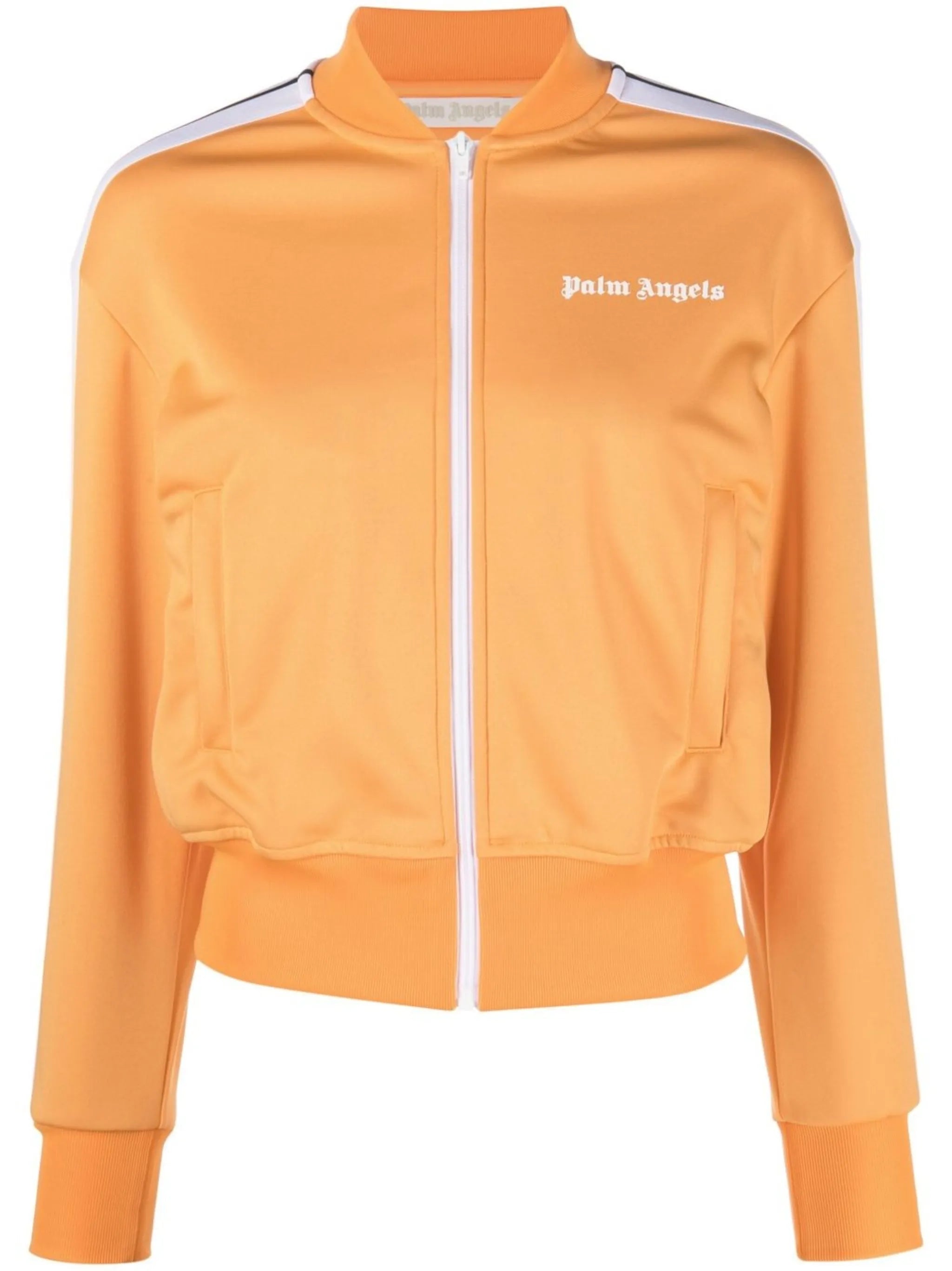 logo-print zip-up sweatshirt