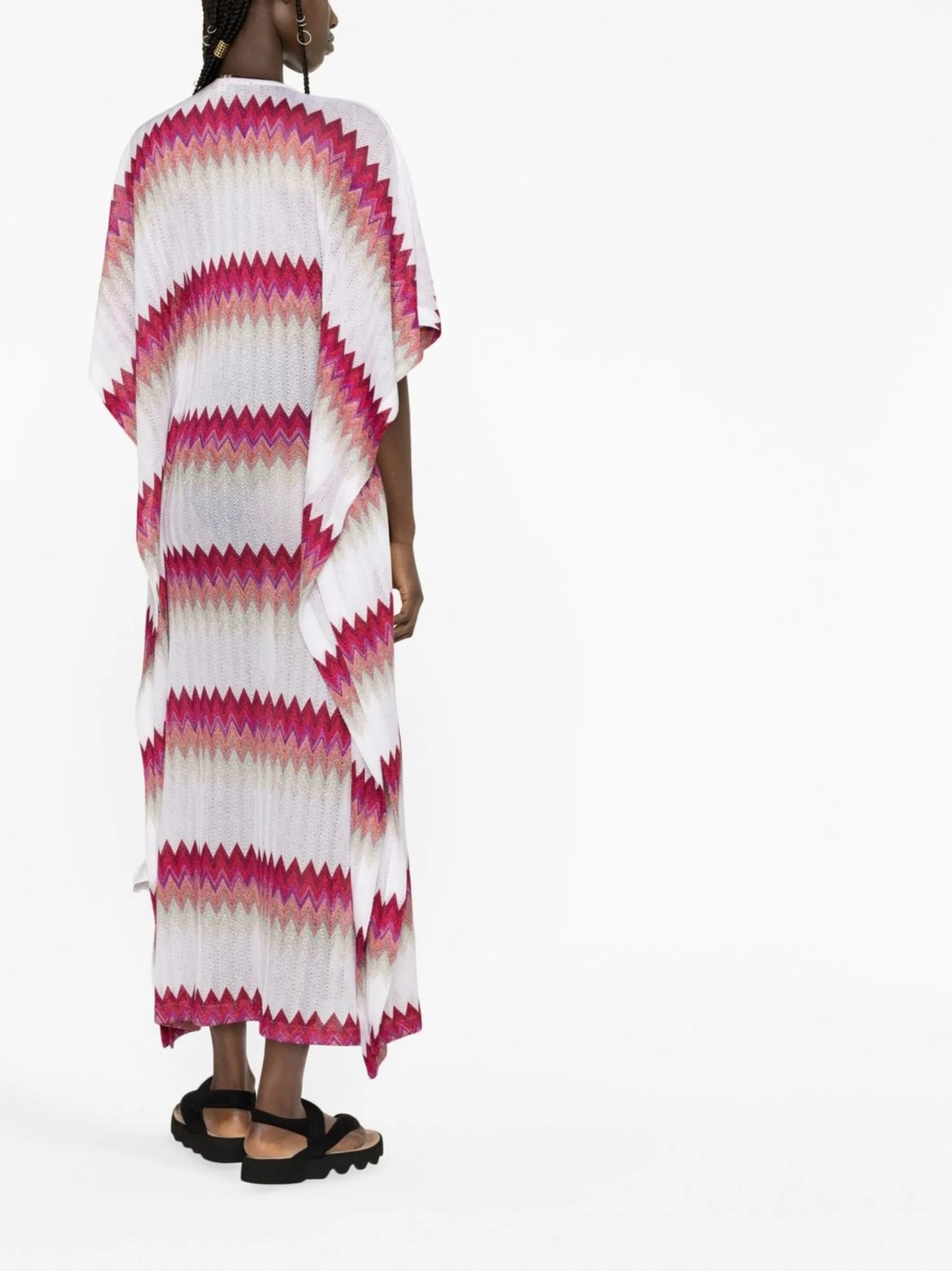 zigzag-motif dress