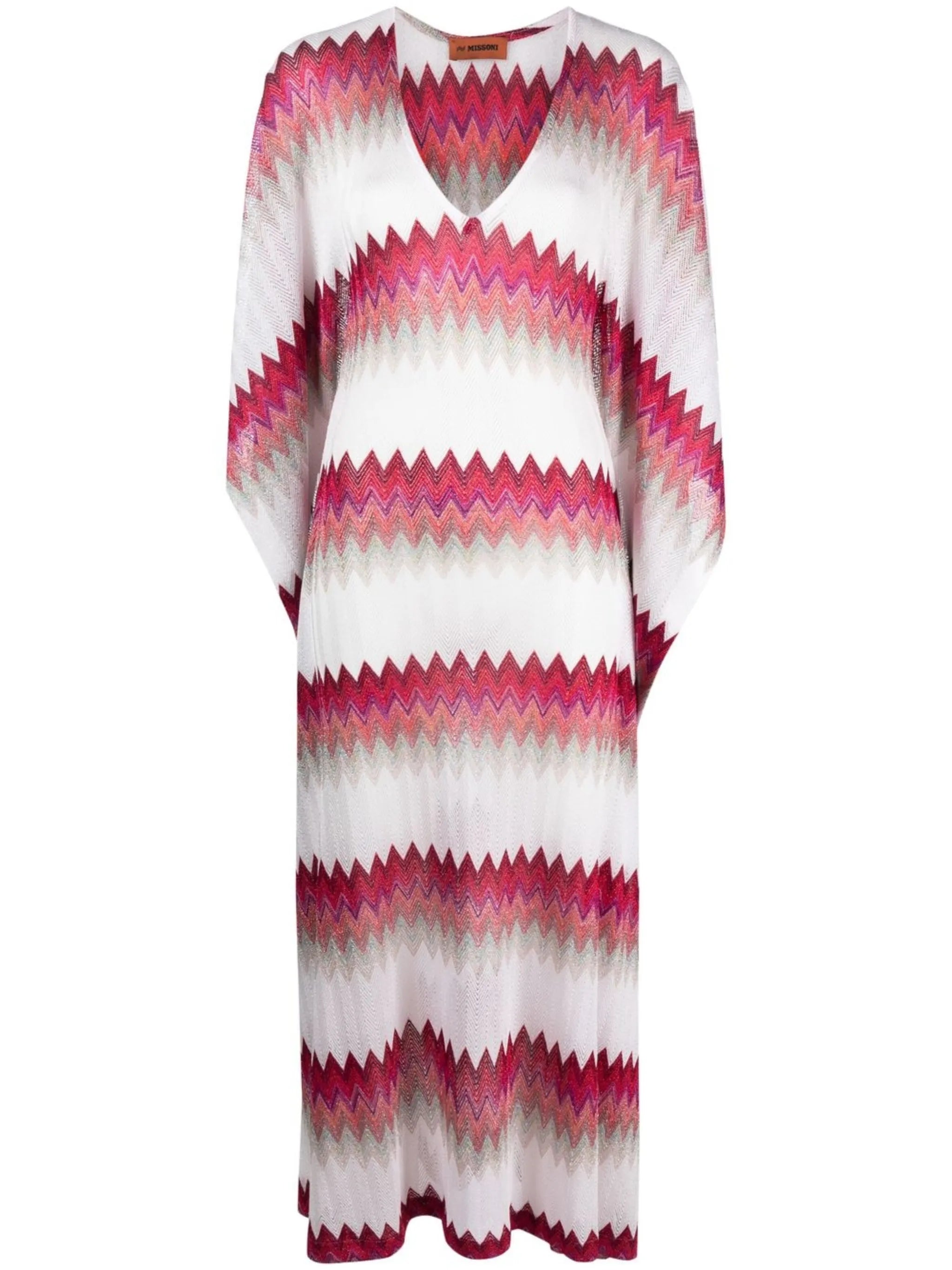 zigzag-motif dress