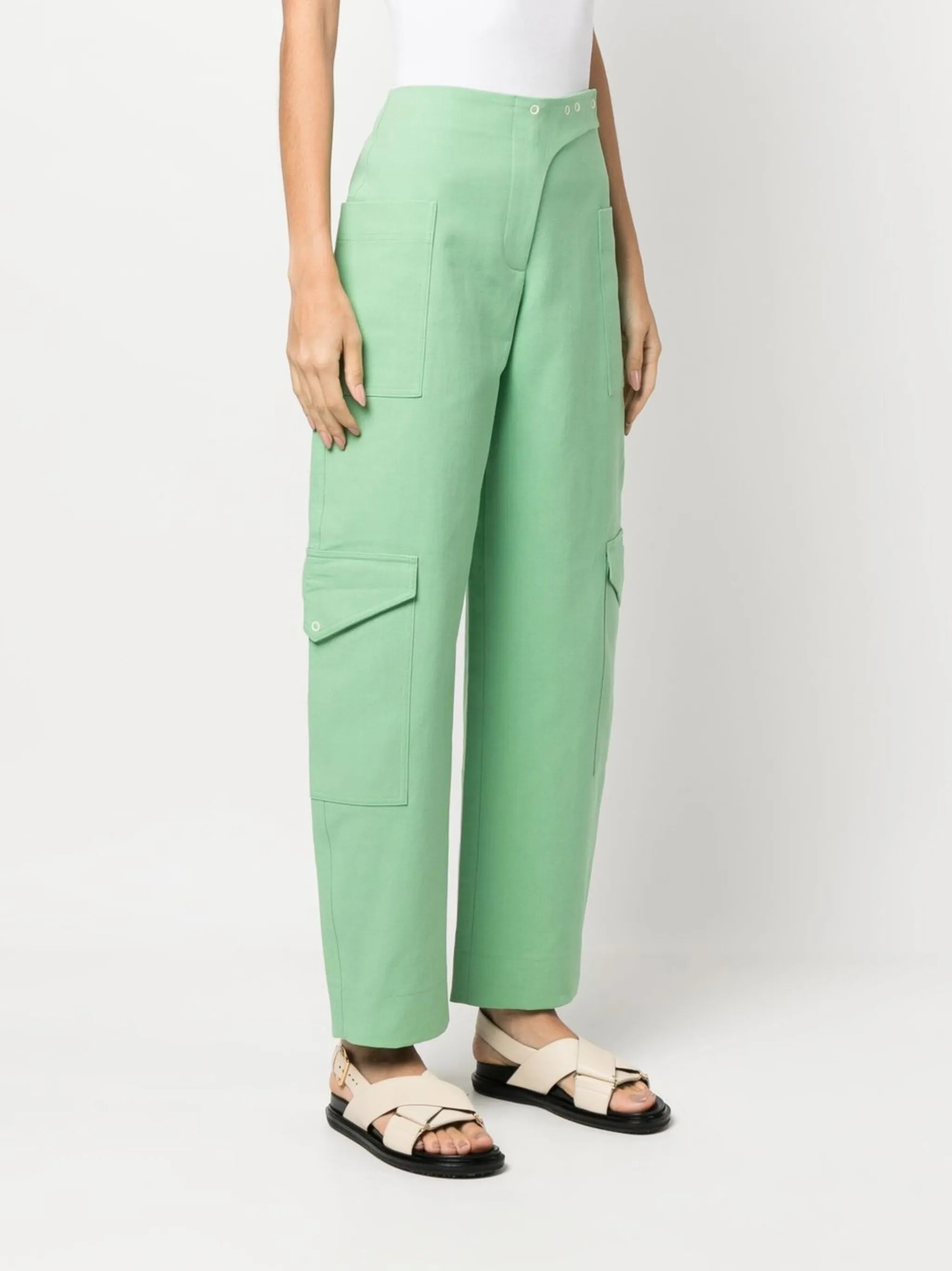 tapered cargo trousers
