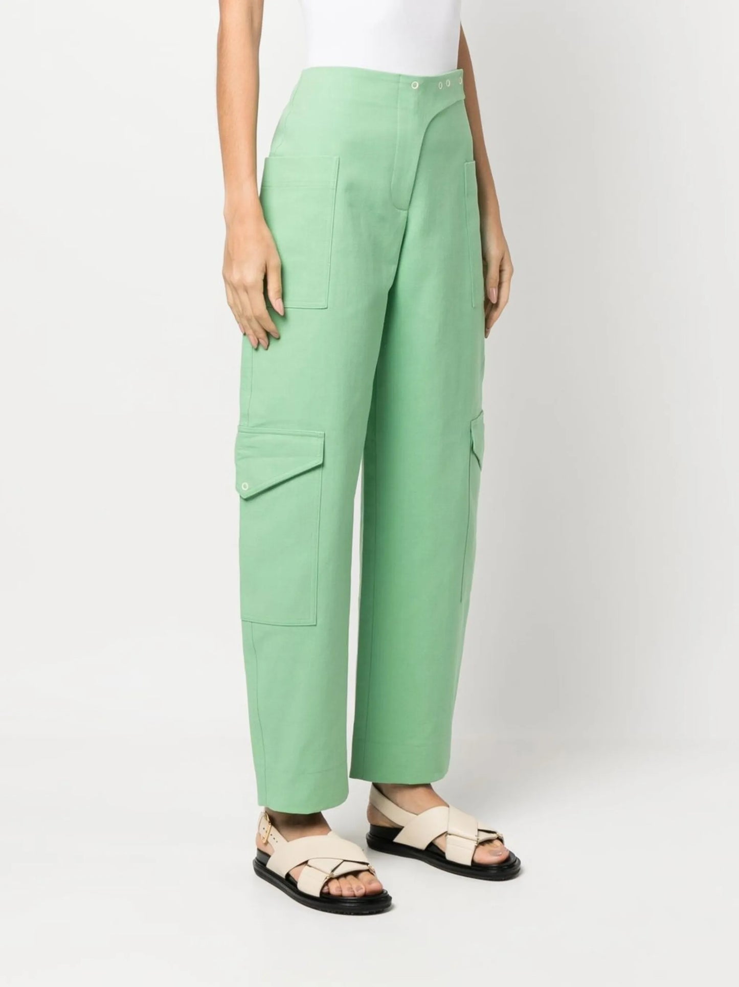 tapered cargo trousers