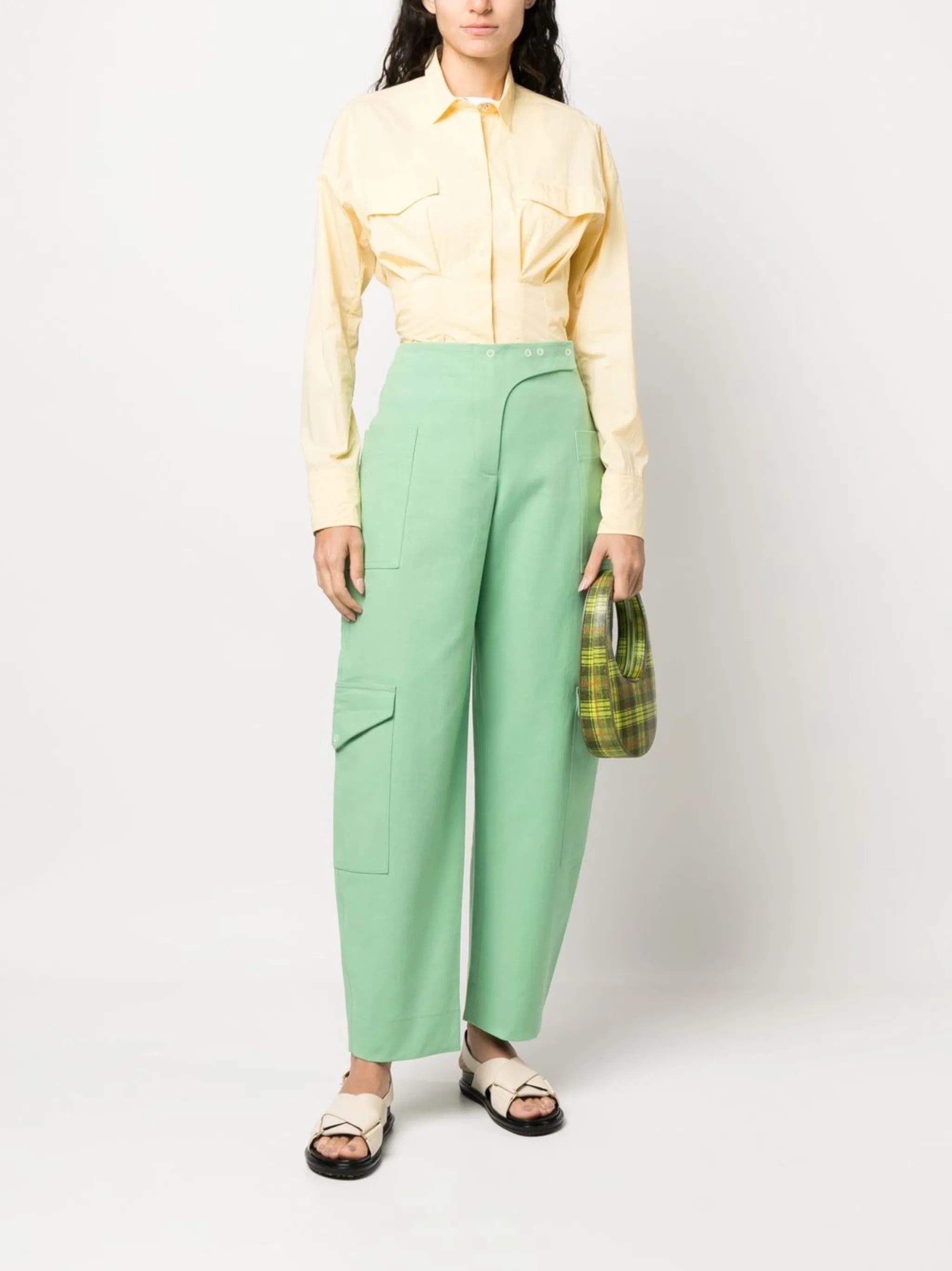 tapered cargo trousers