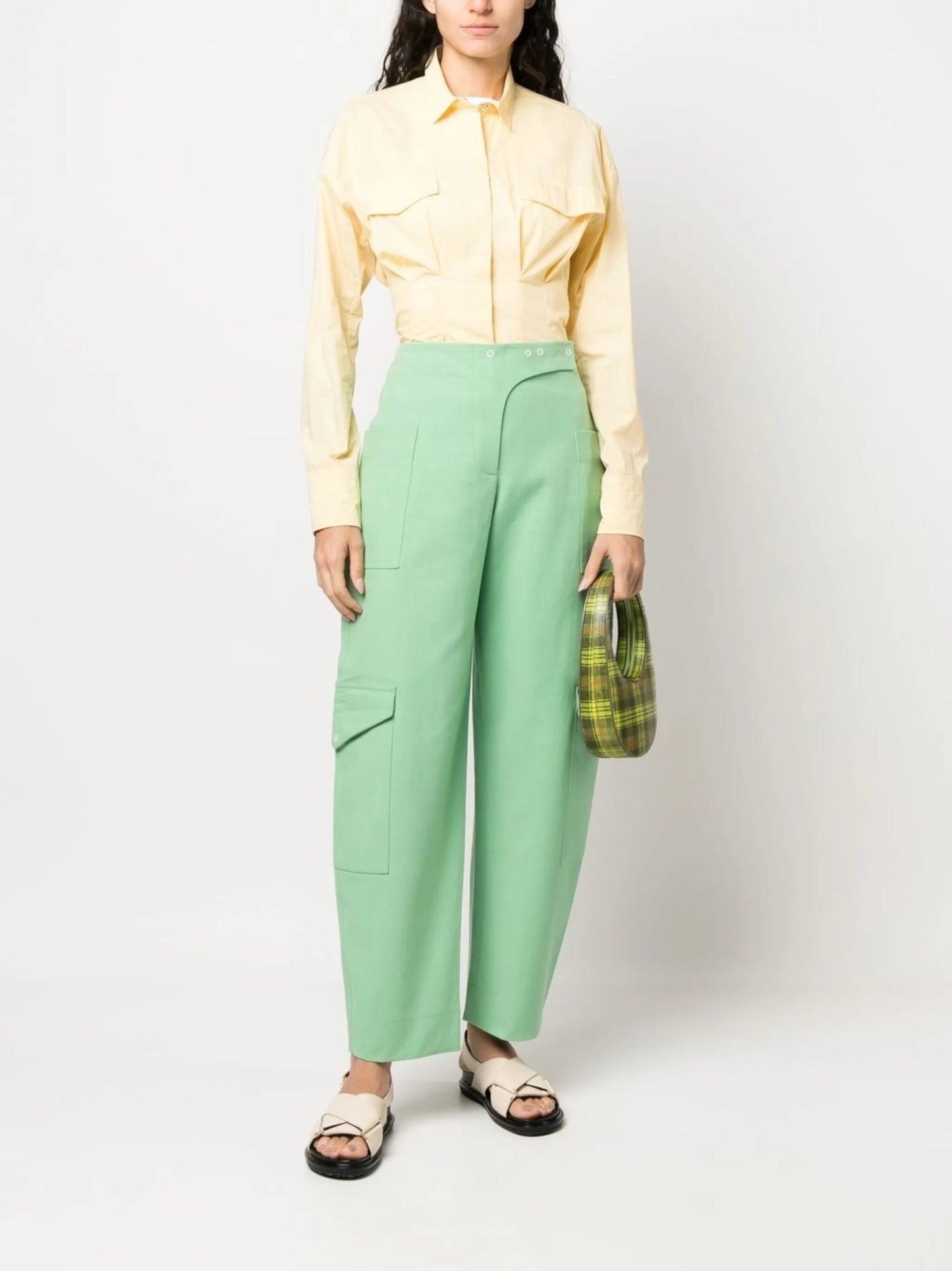 tapered cargo trousers