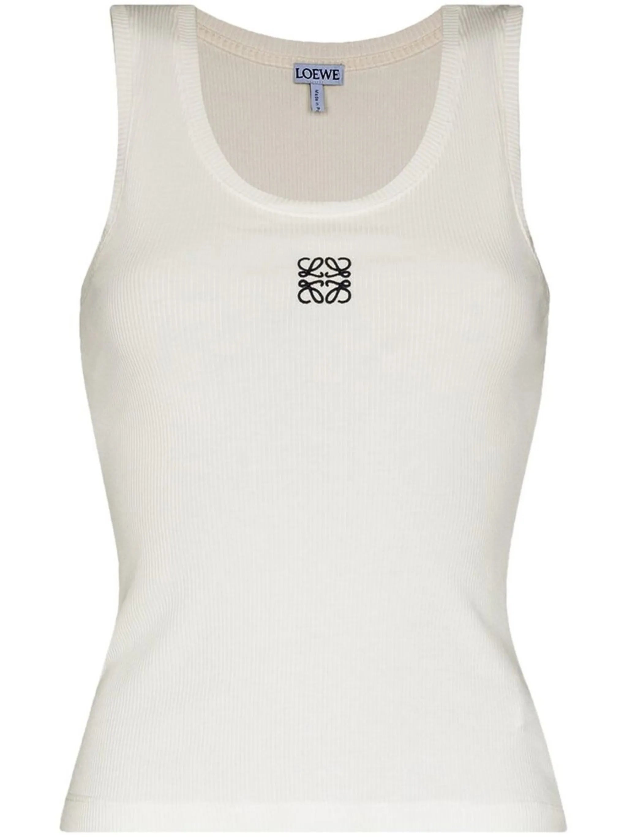 Anagram-motif vest top