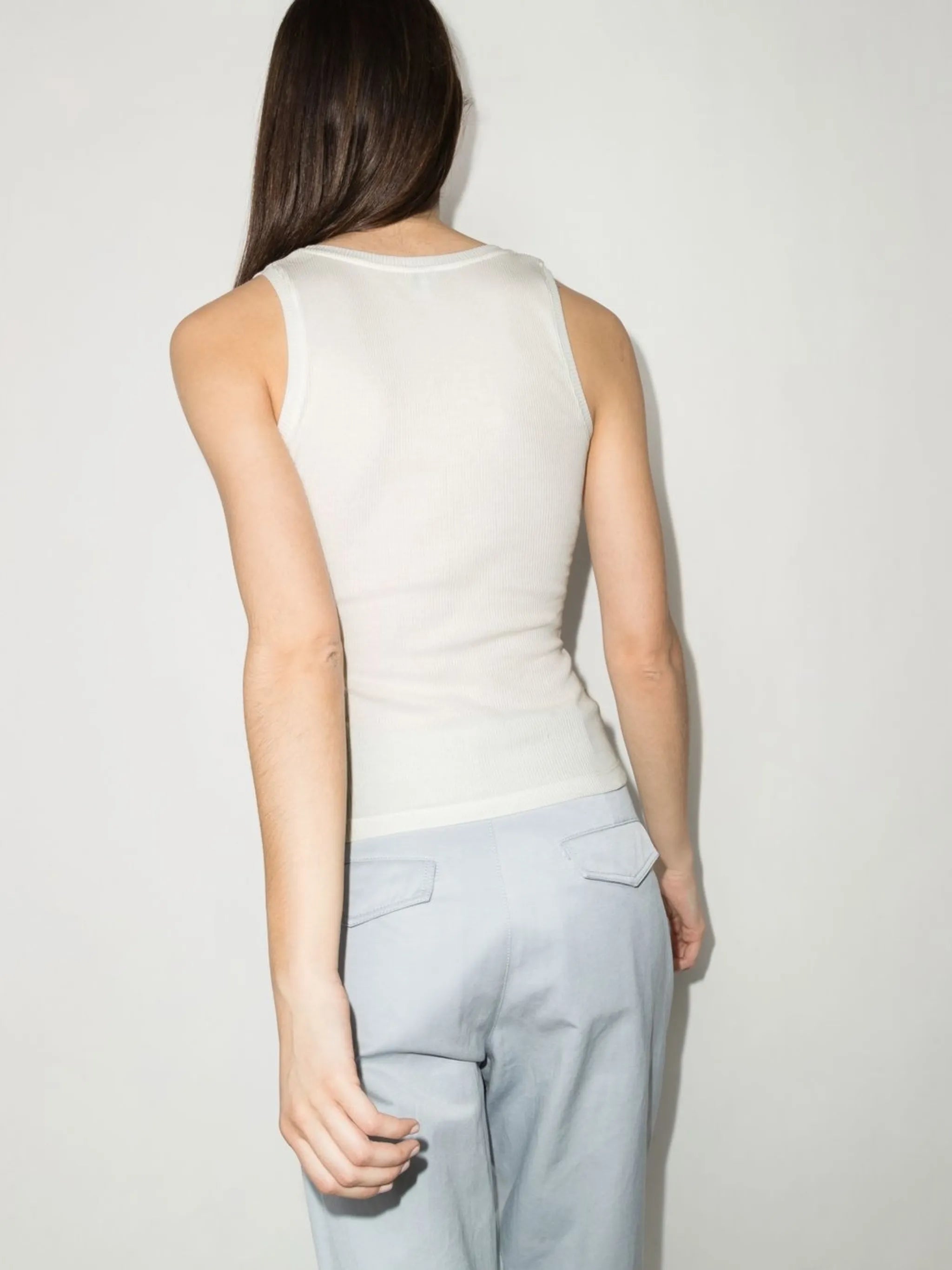 Anagram-motif vest top