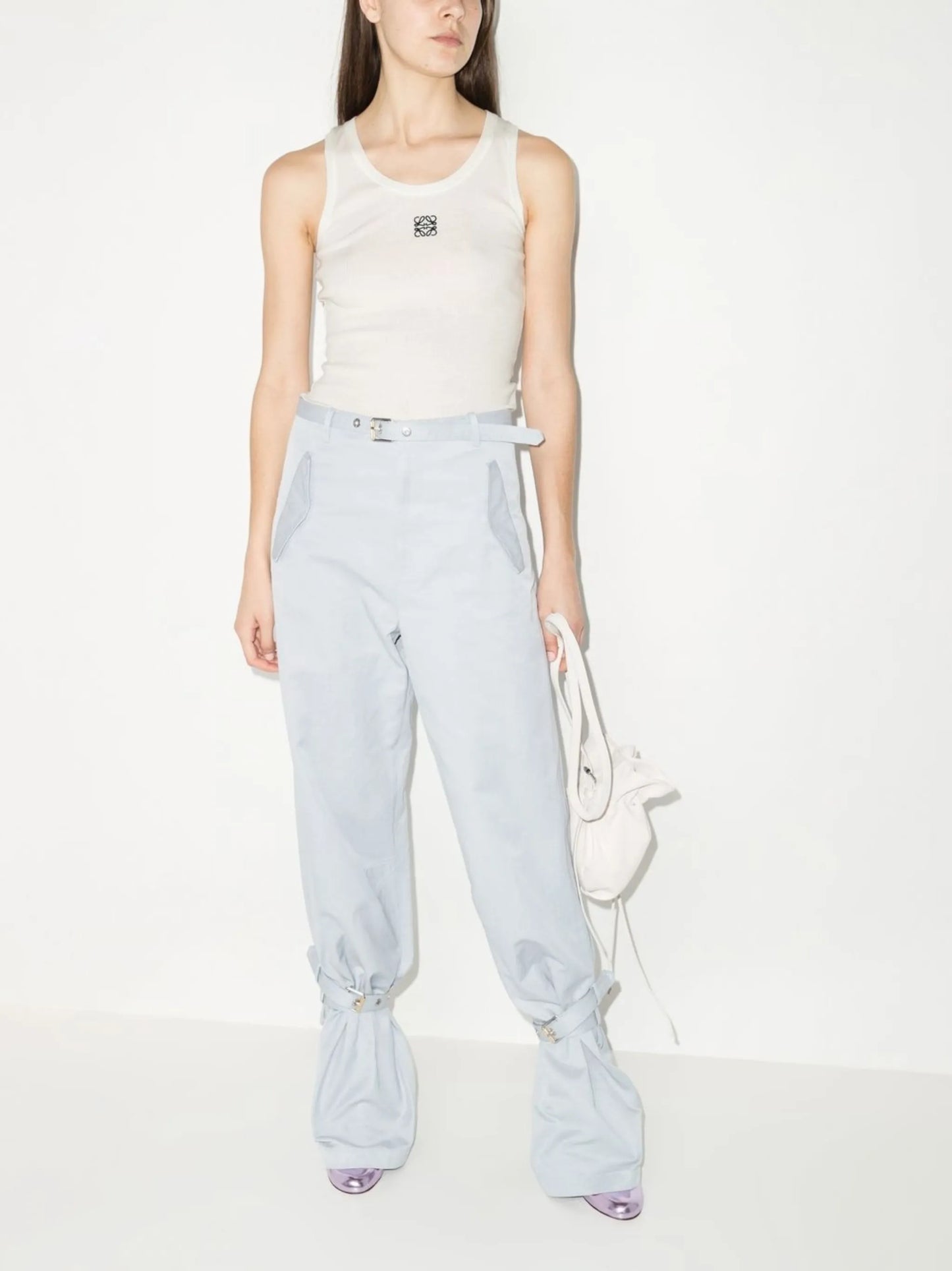 Anagram-motif vest top