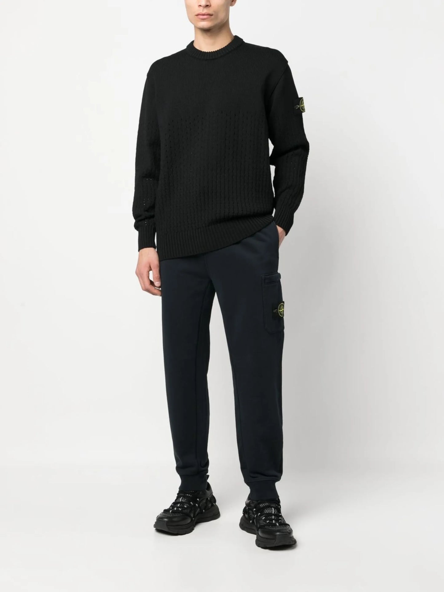 side logo-patch detail track pants