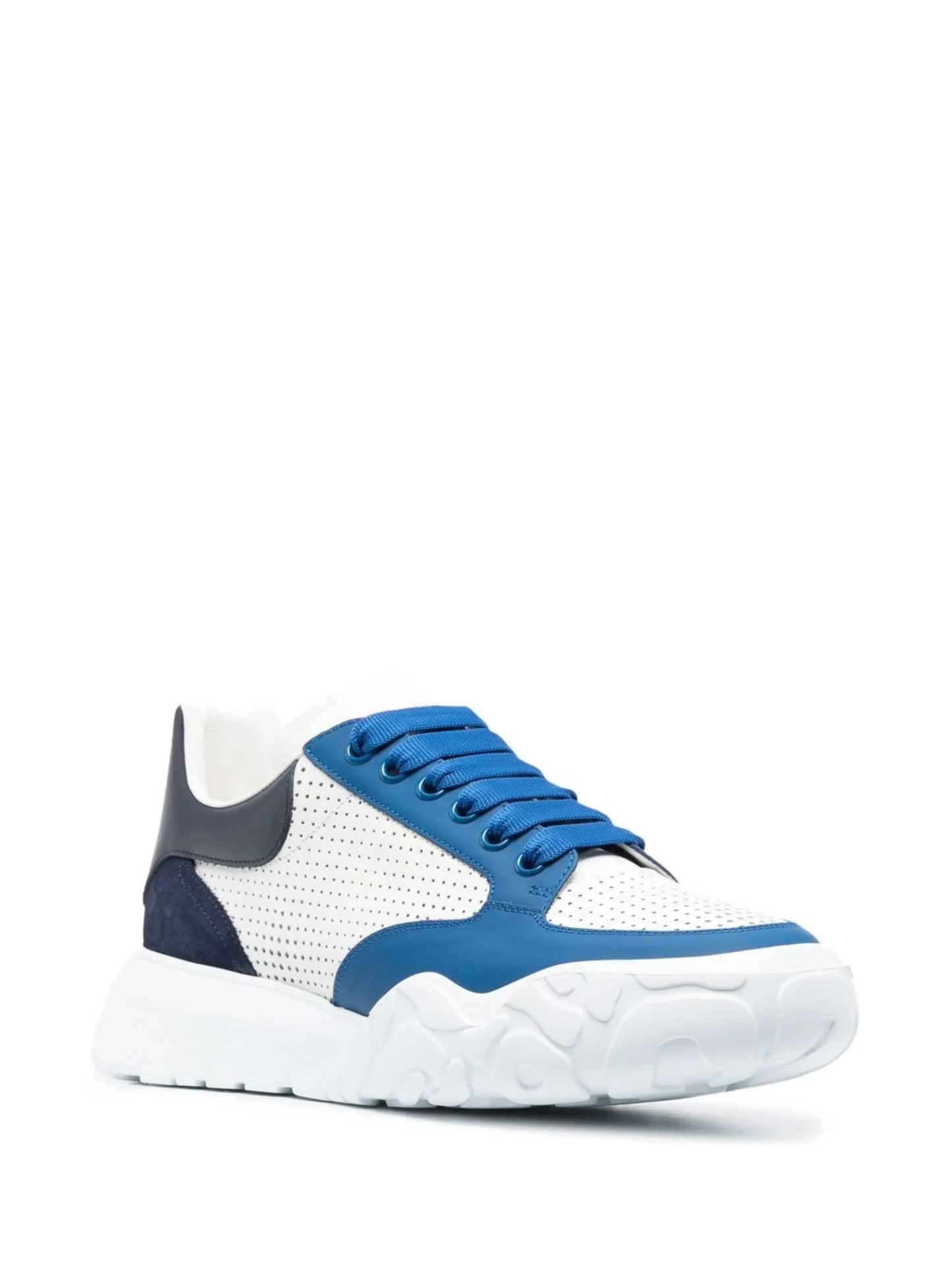 leather low-top sneakers