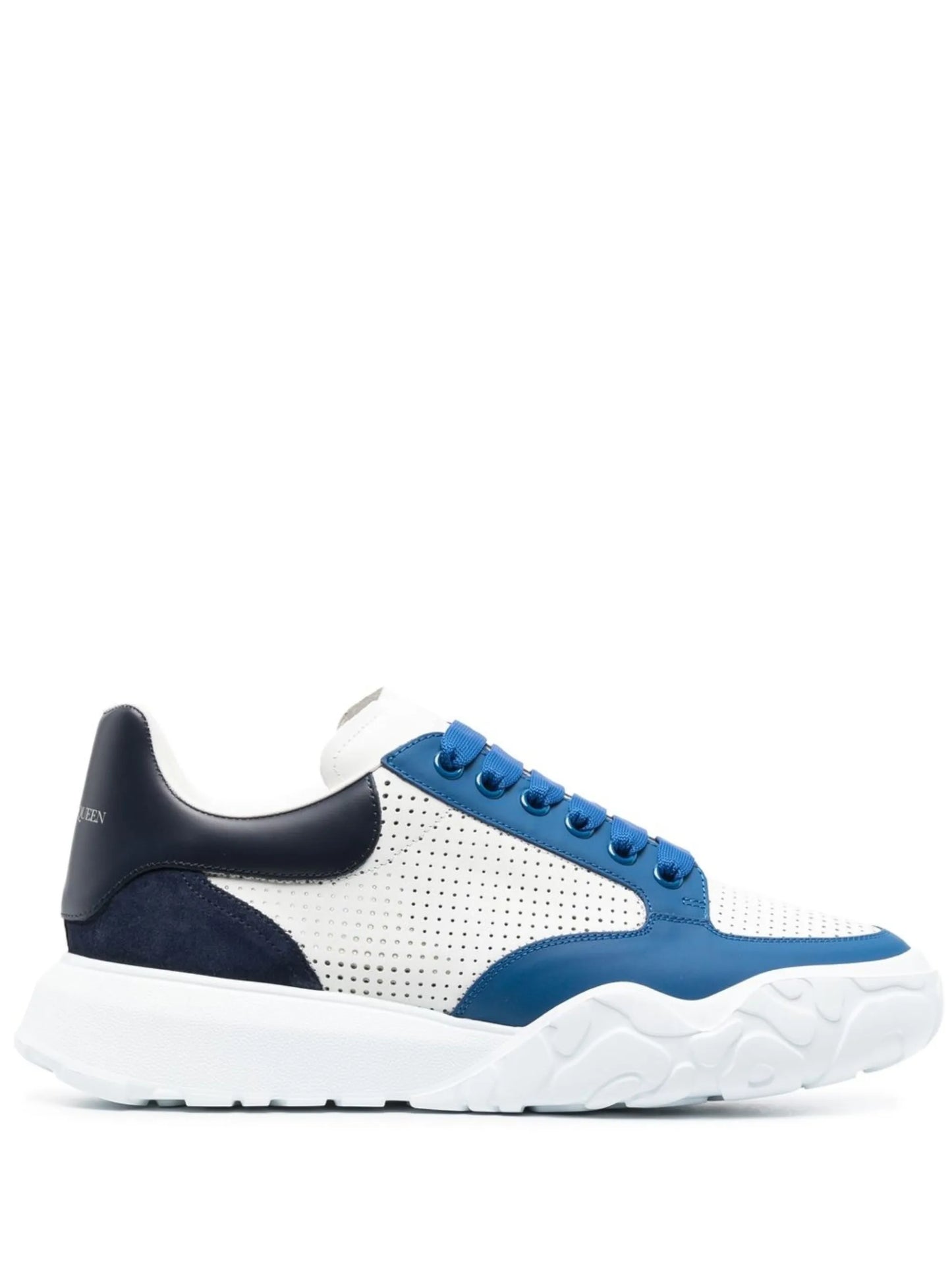 leather low-top sneakers