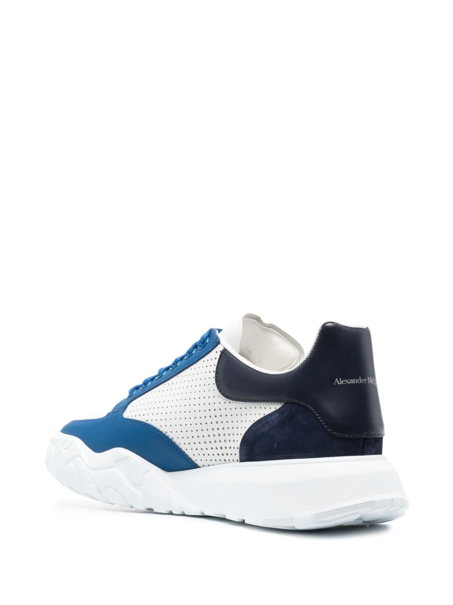 leather low-top sneakers