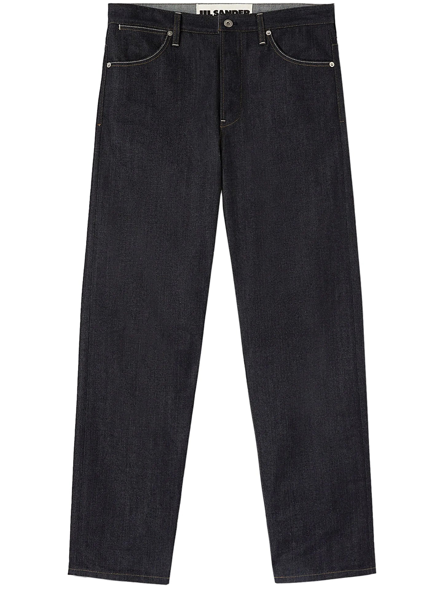 straight-cut jeans