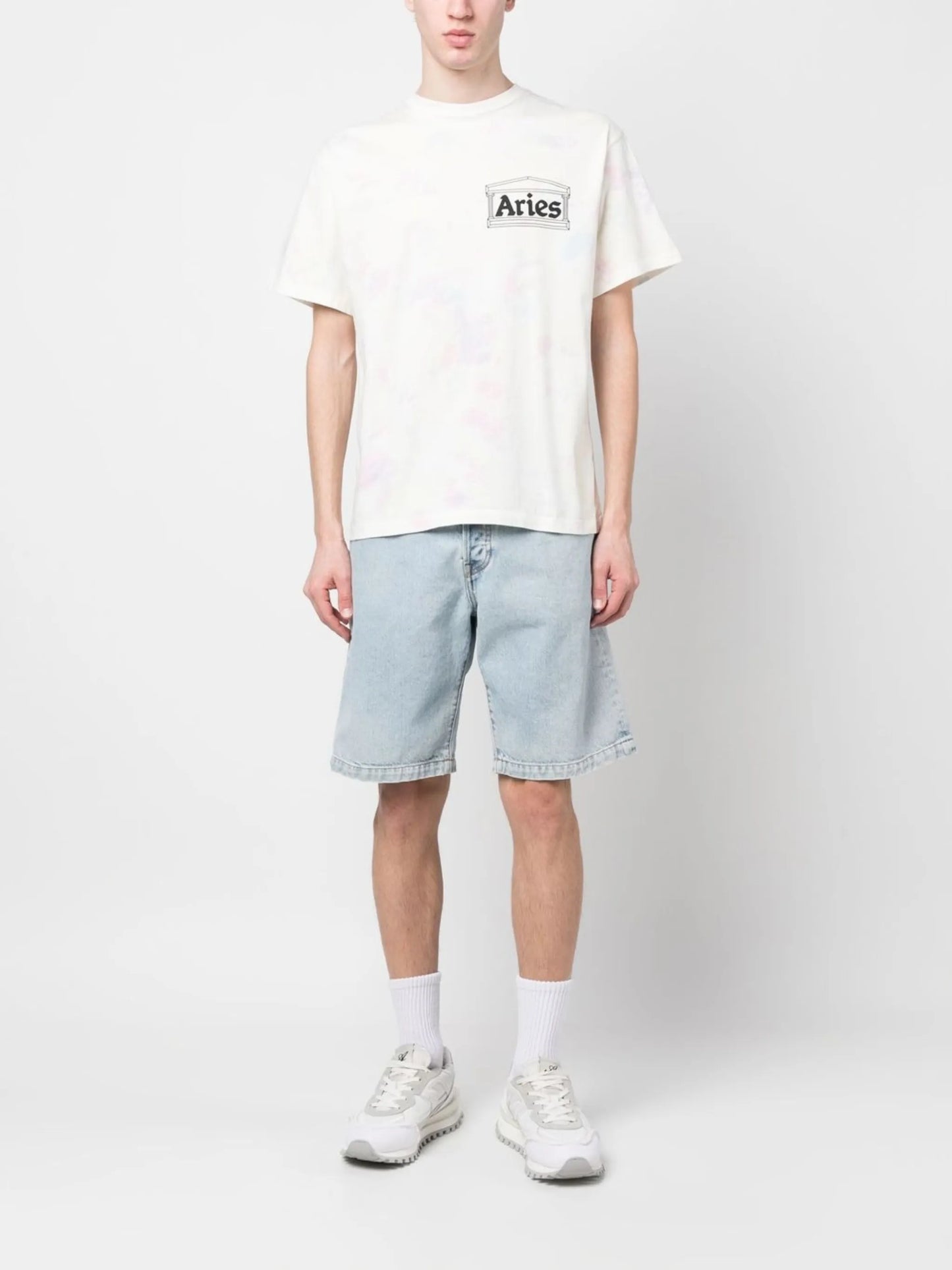 logo-print detail T-shirt