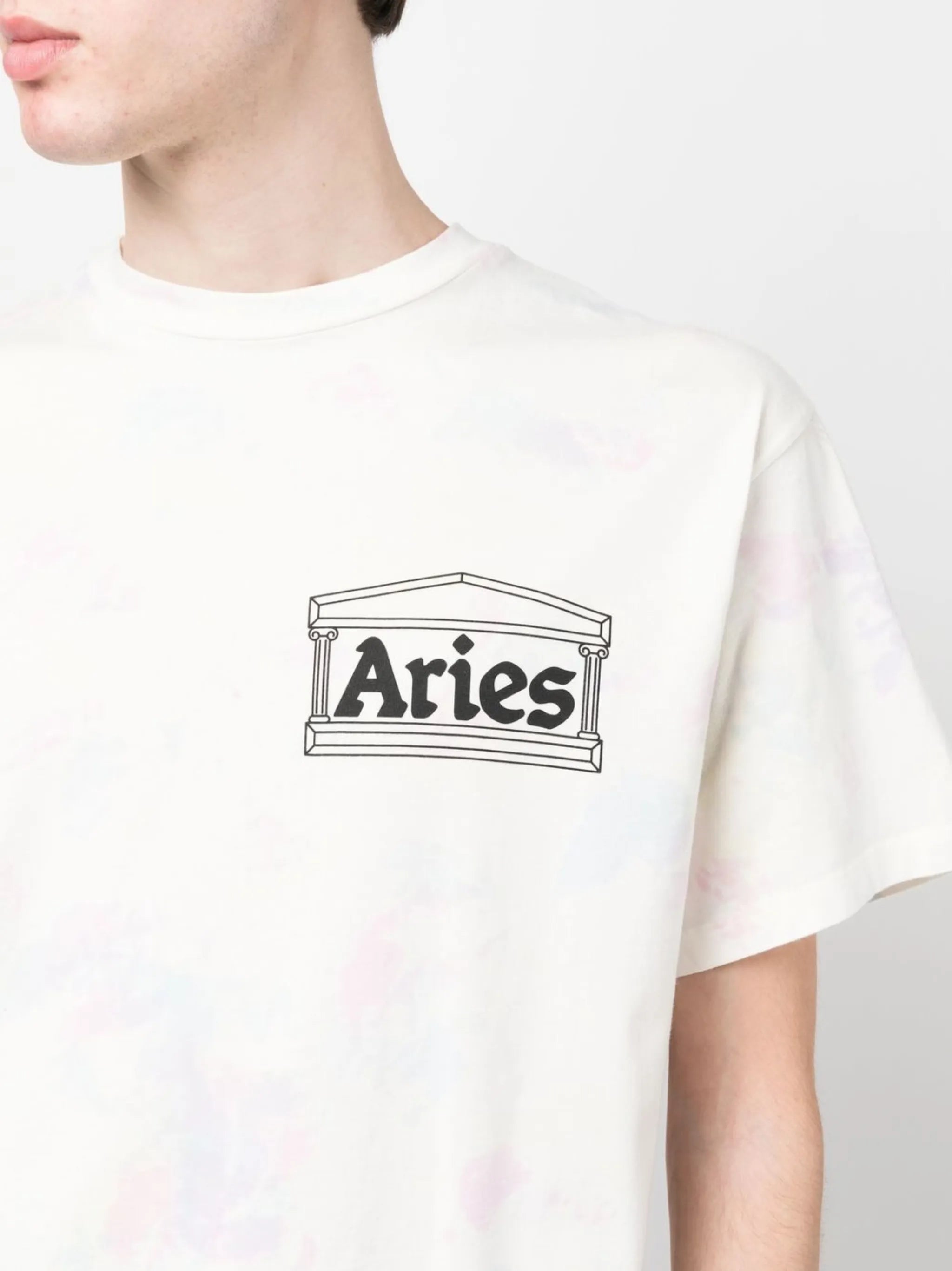 logo-print detail T-shirt