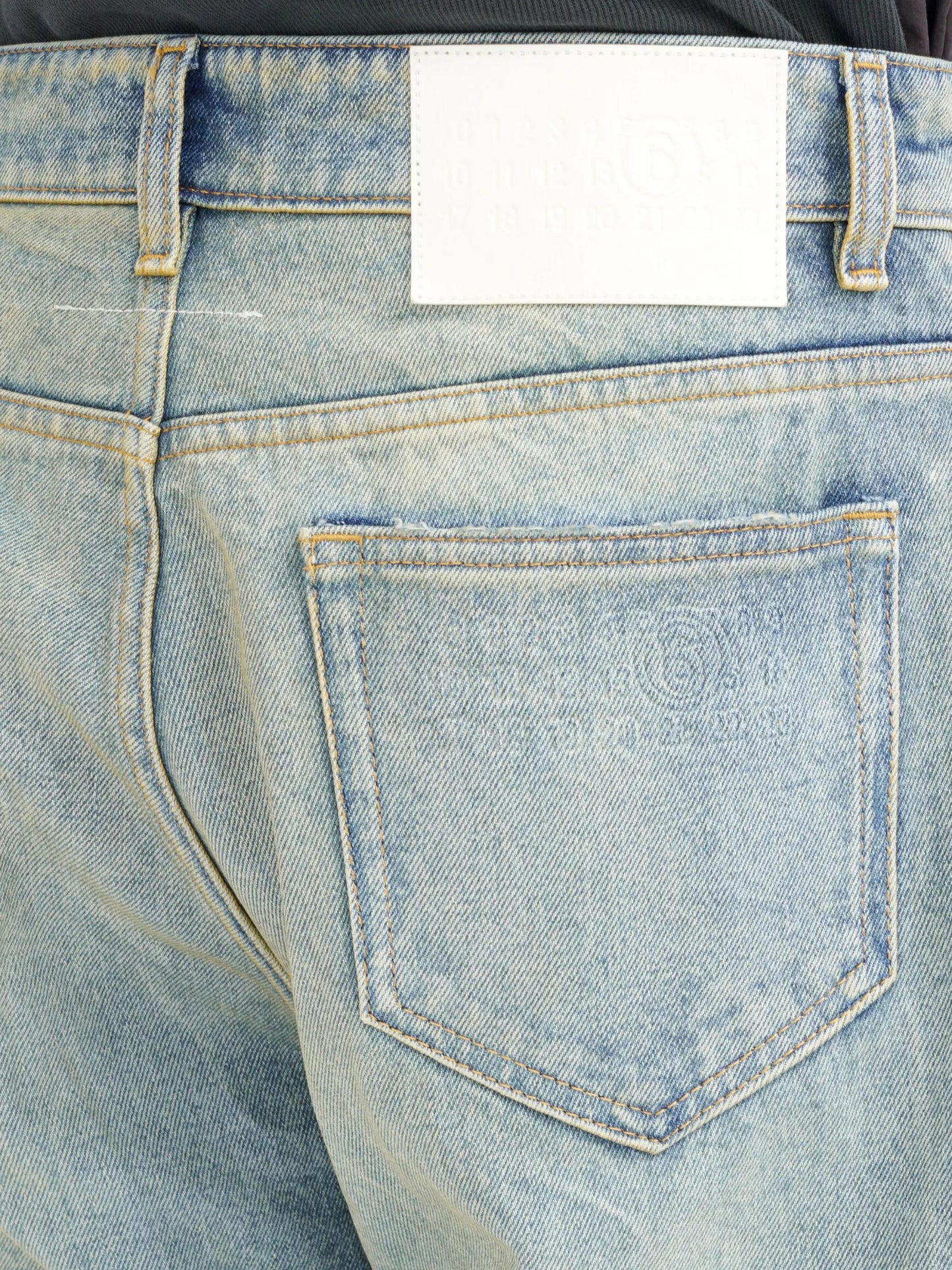 mid-rise wide-leg jeans