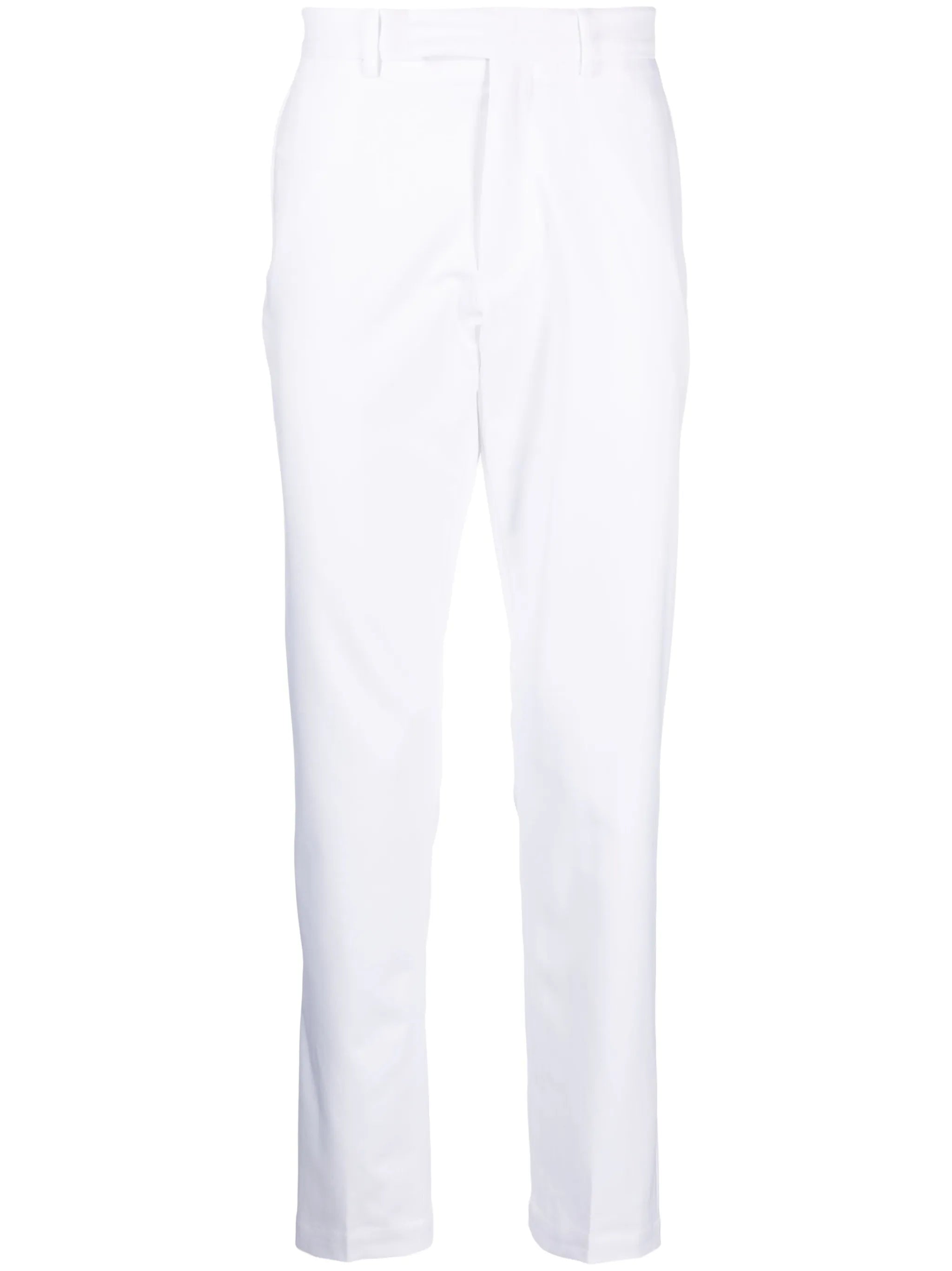 slim-fit tailored trousers