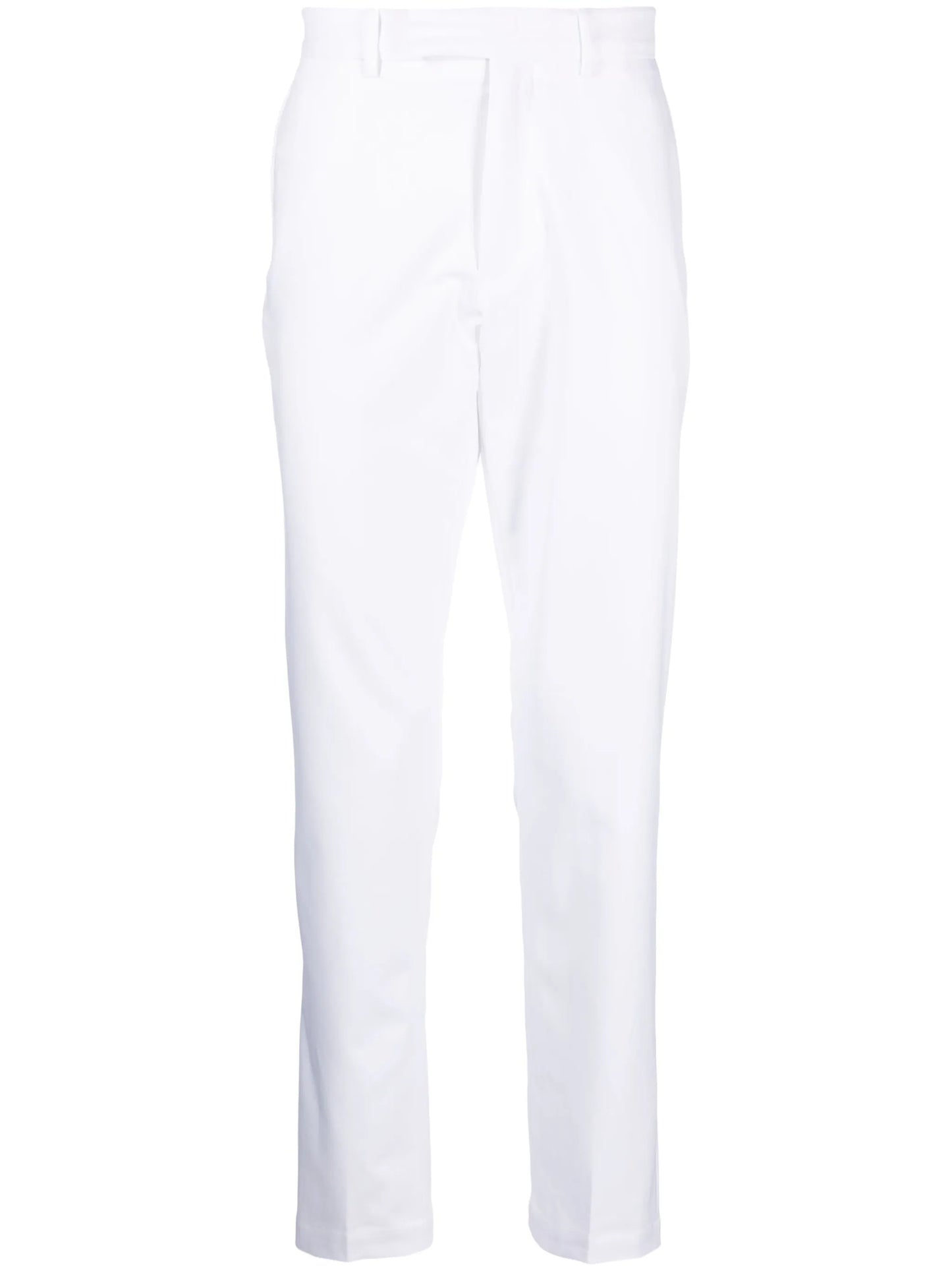 slim-fit tailored trousers