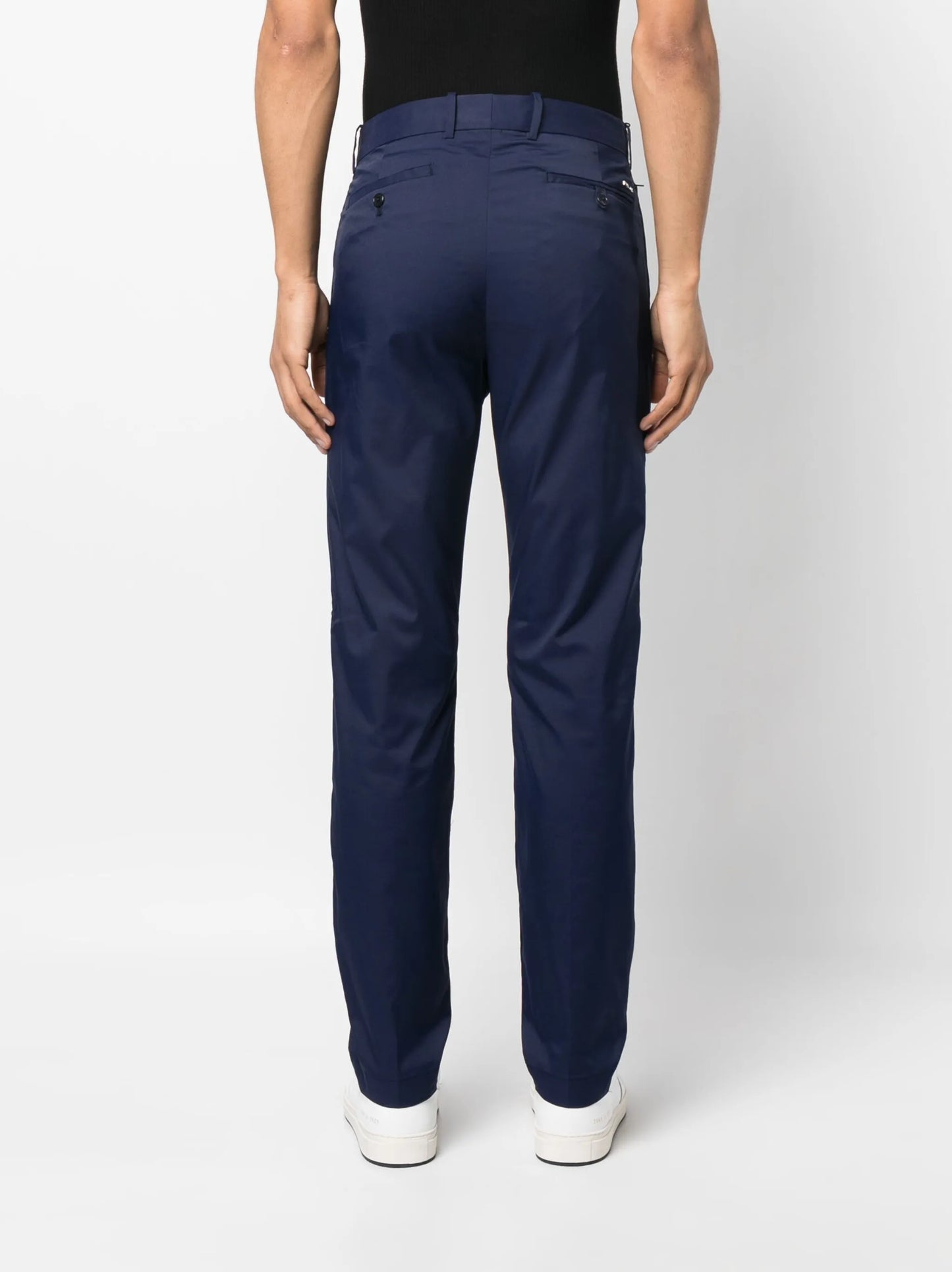 straight-leg tailored trousers