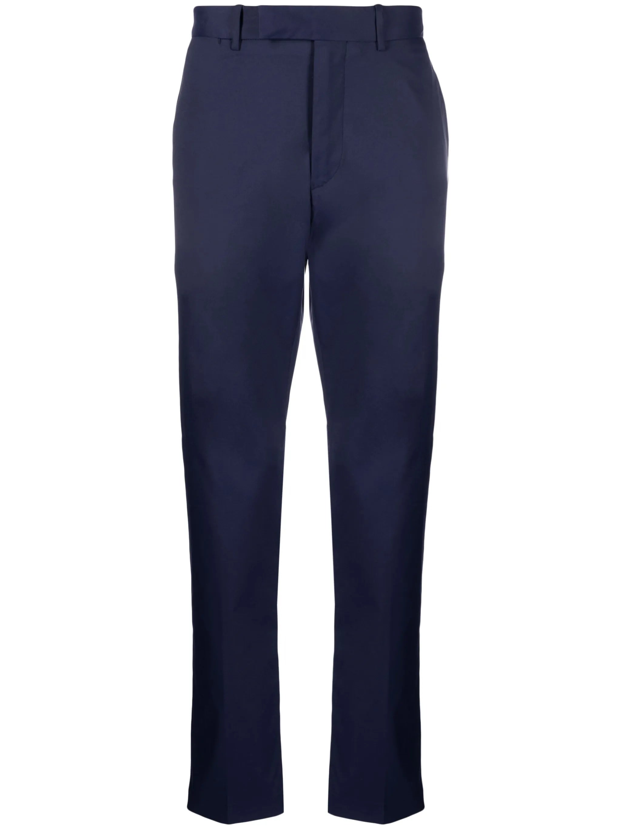 straight-leg tailored trousers