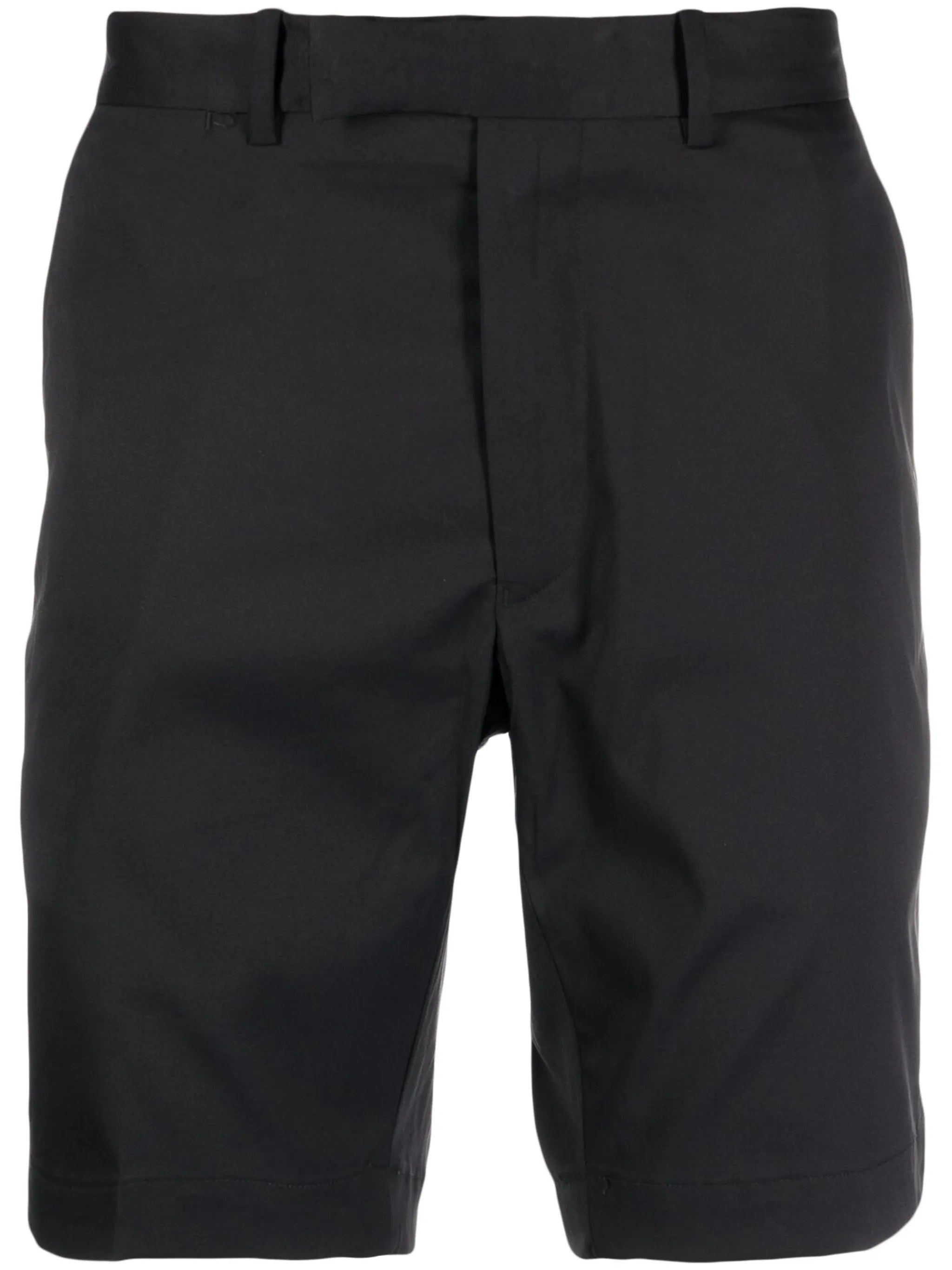 off-centre tailored shorts