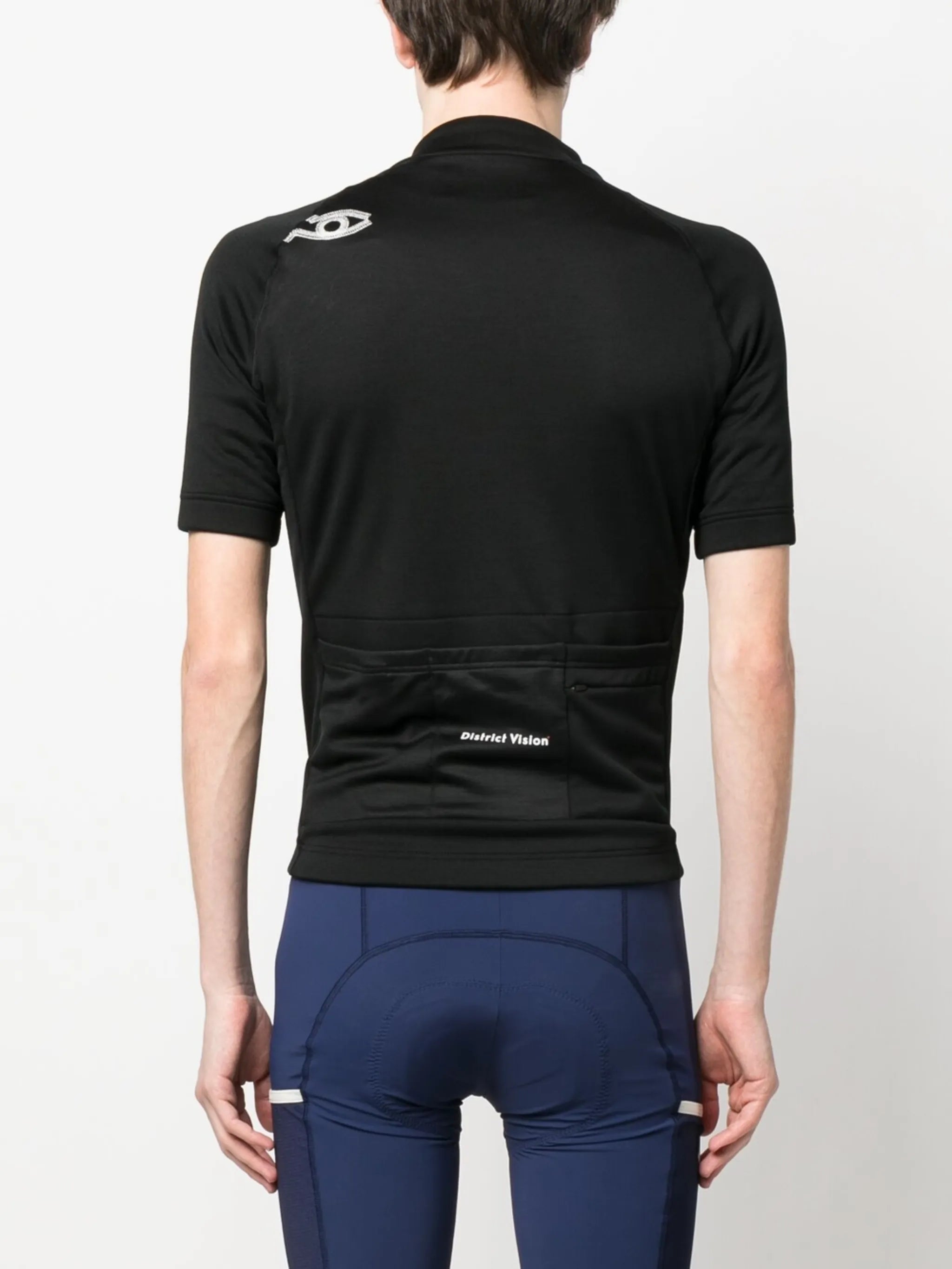 logo-patch cycling vest
