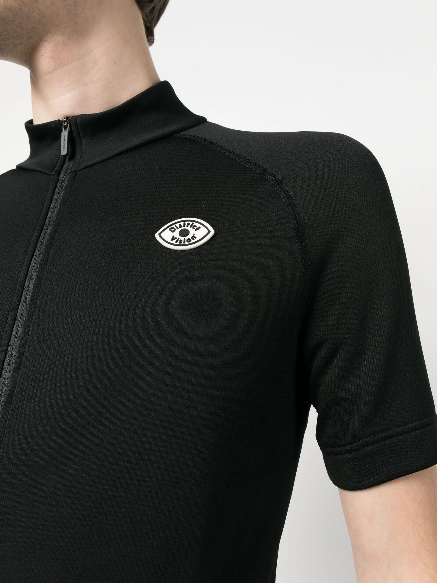 logo-patch cycling vest