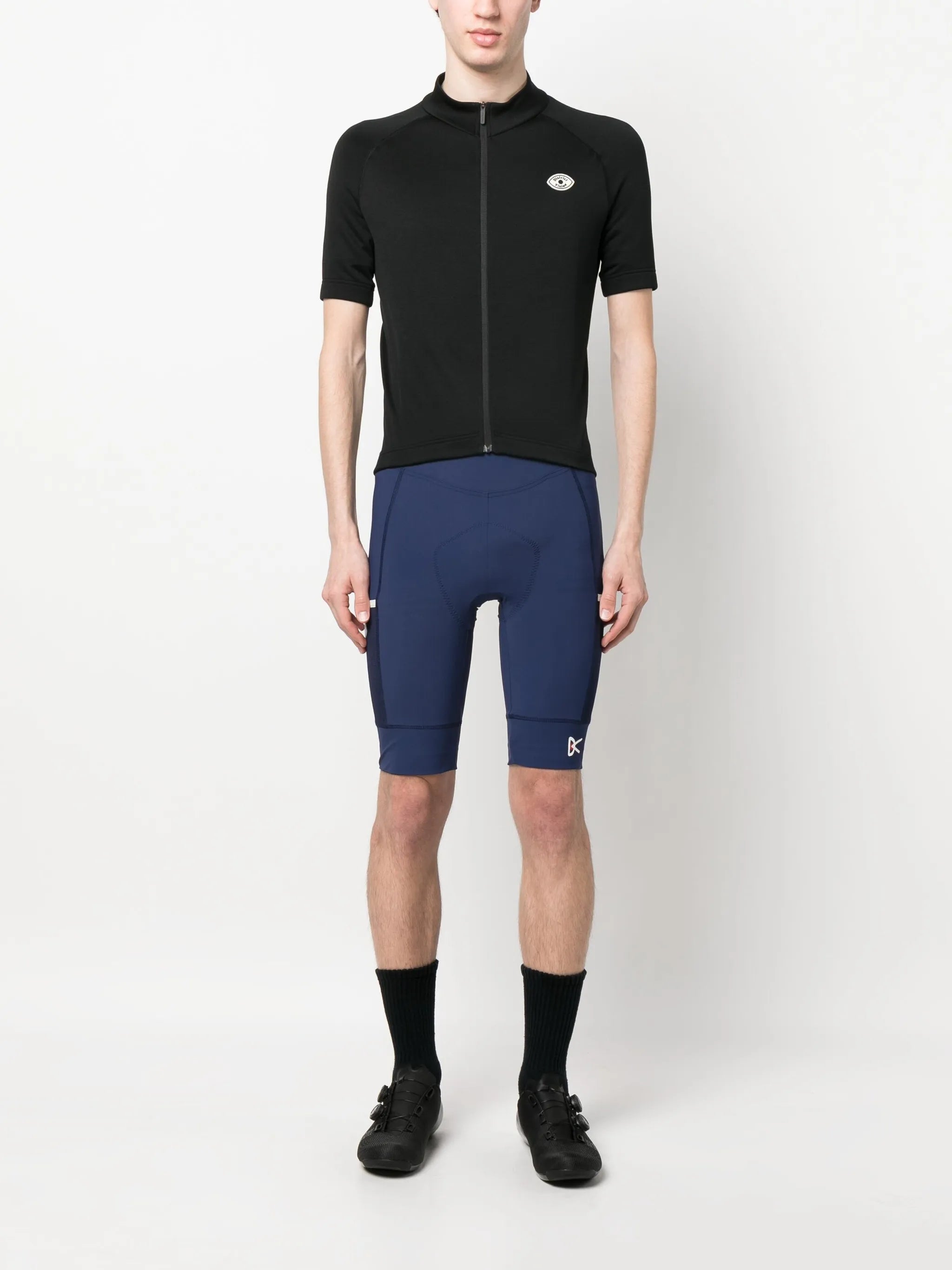 logo-patch cycling vest