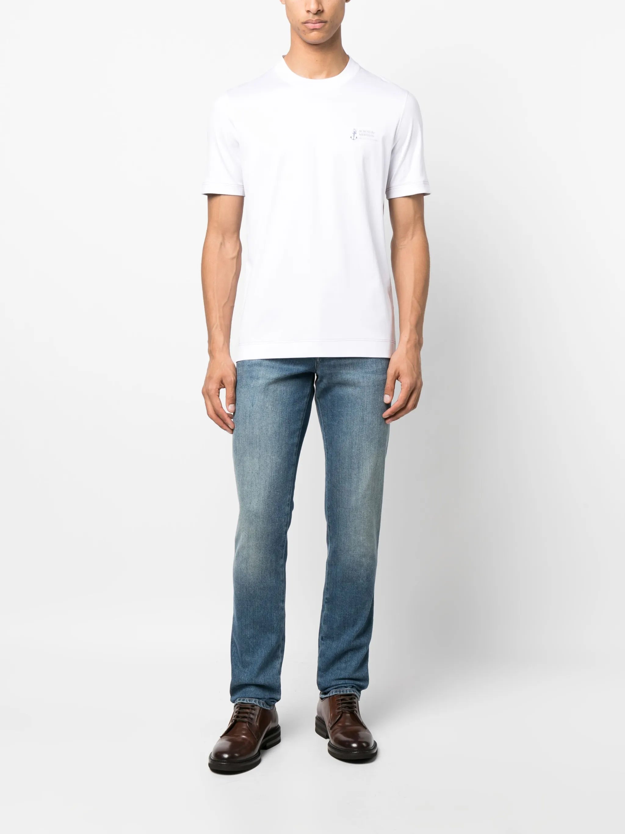 logo-print cotton T-shirt