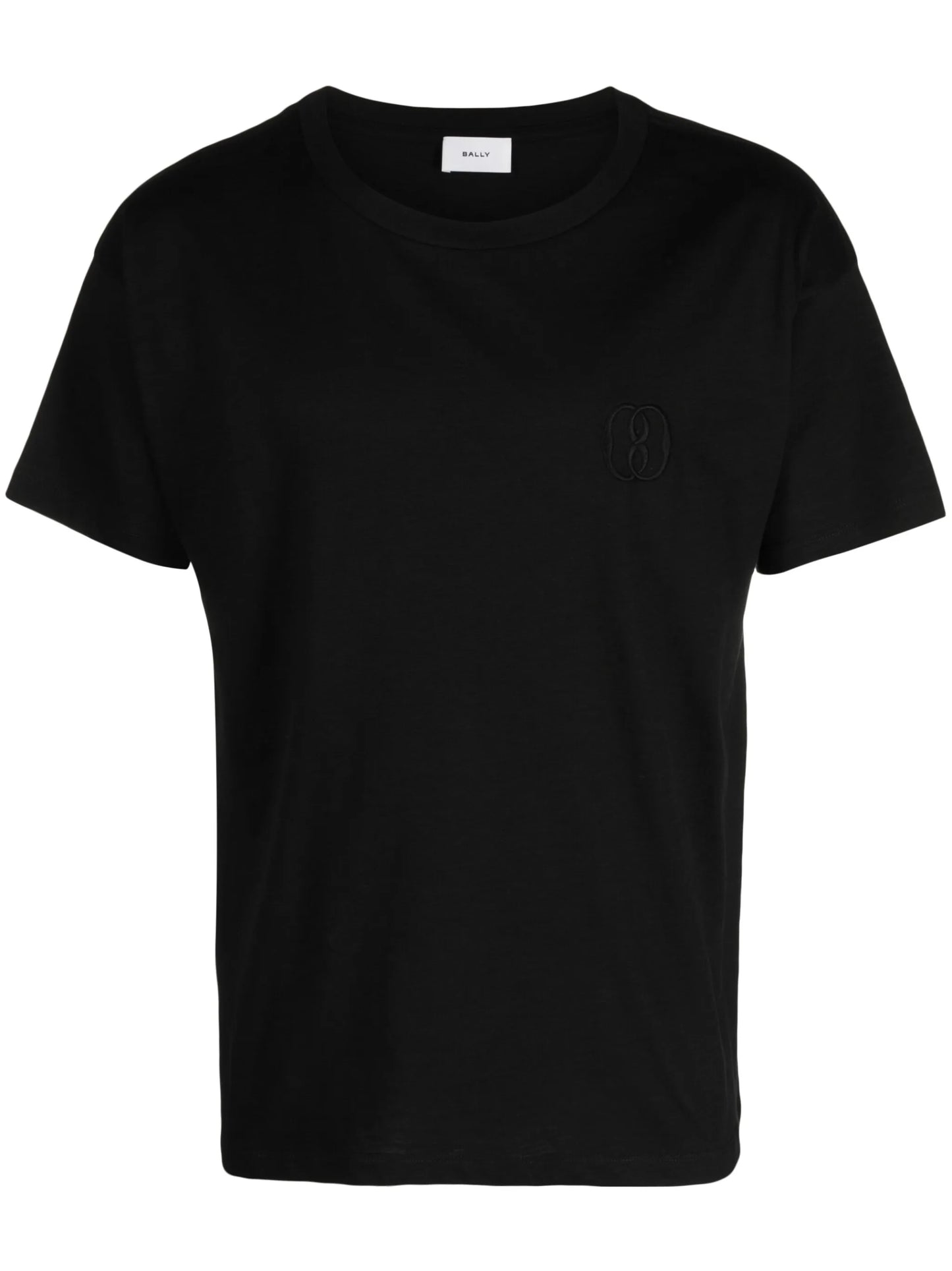 logo-embroidered cotton T-shirt
