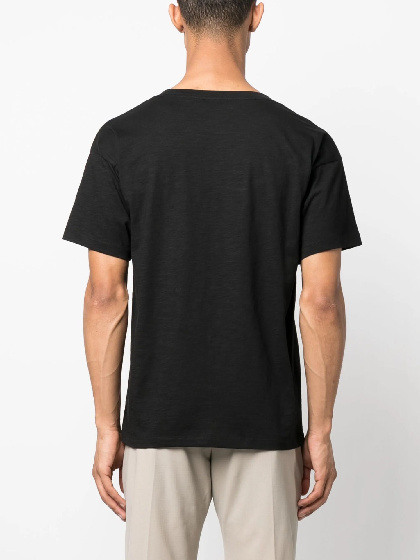 logo-embroidered cotton T-shirt
