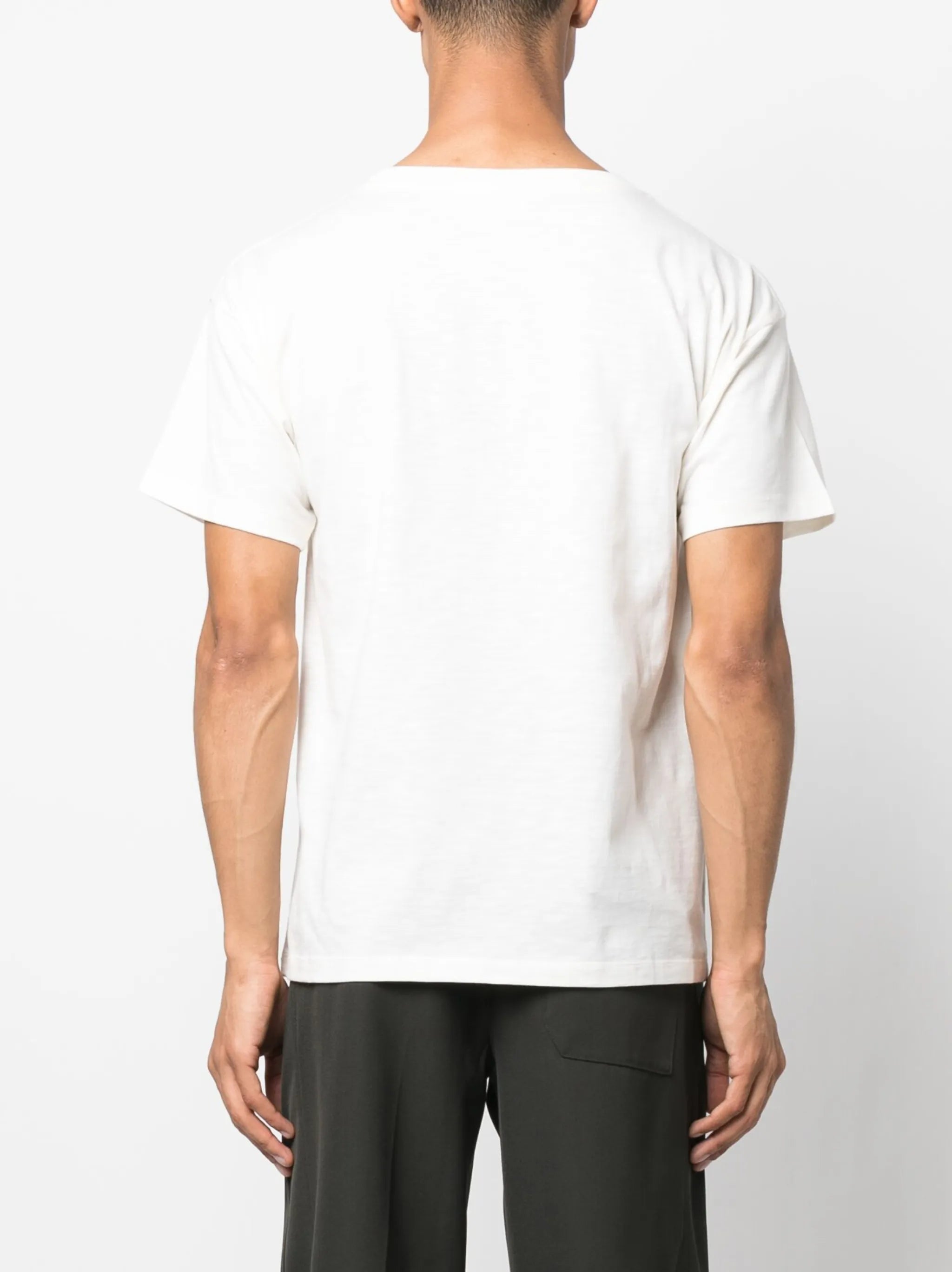 logo-embroidered cotton T-shirt